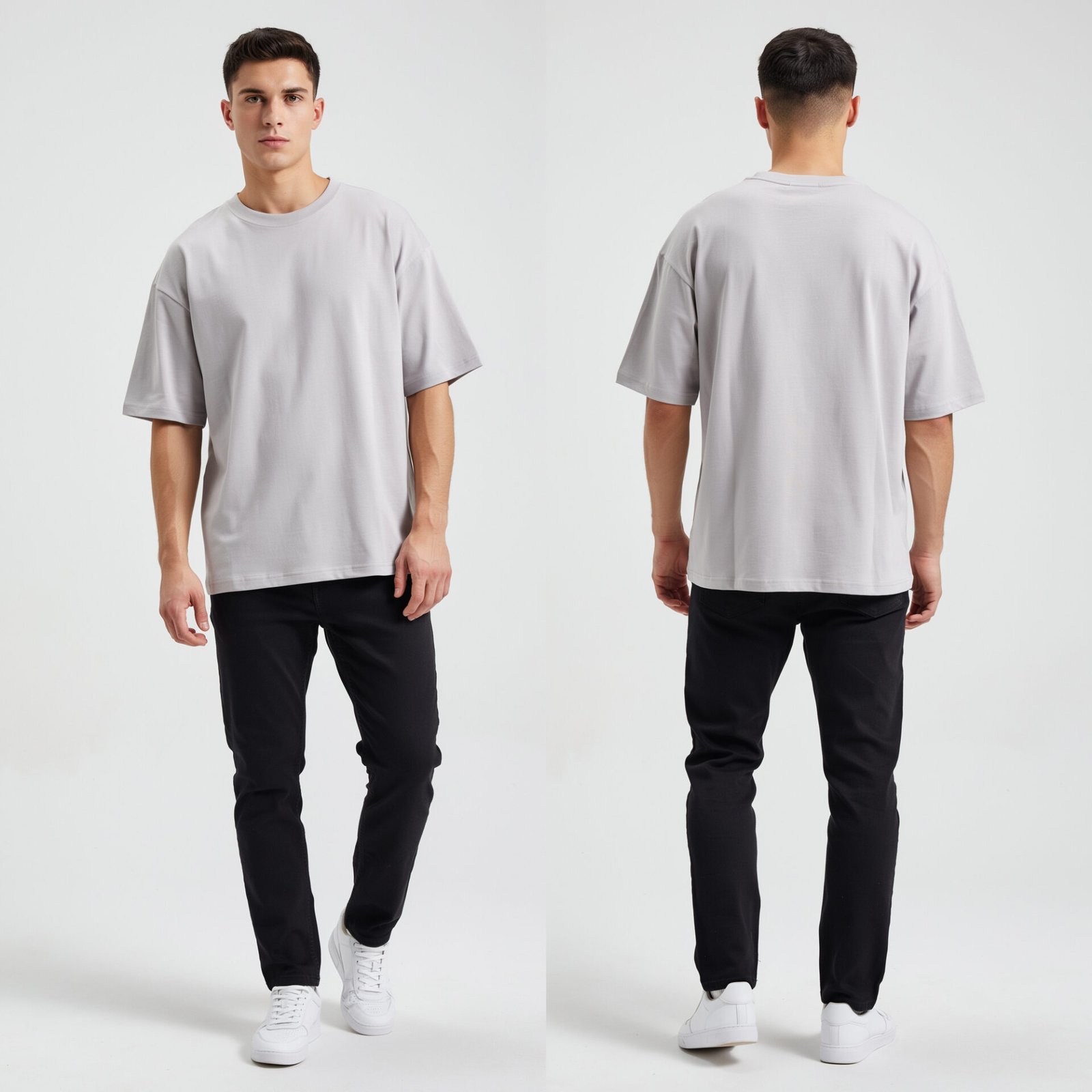 blank-light-grey-oversized-t-shirt-mockup-front-and-back-view-on-model