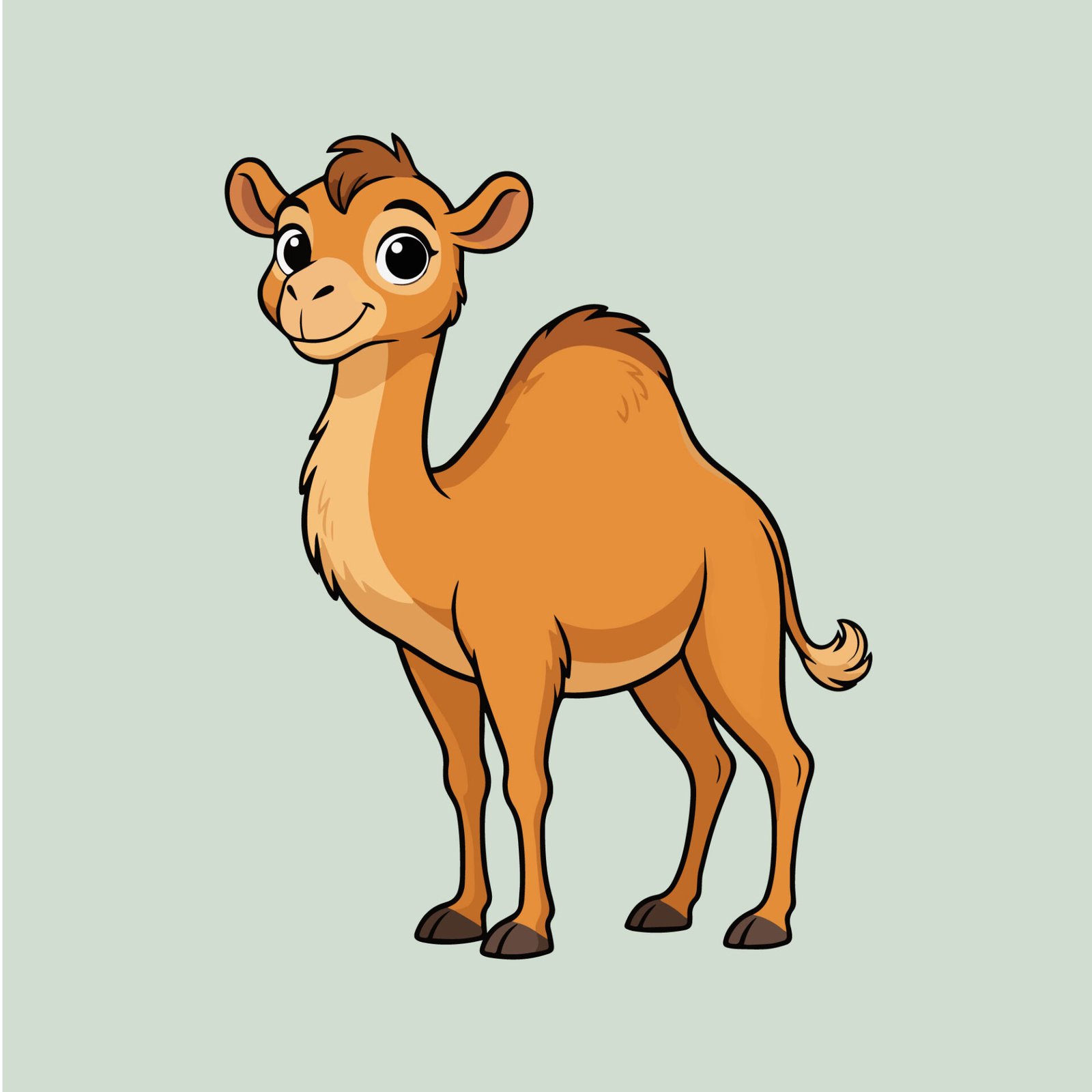 cute-cartoon-camel-character-vector-illustration