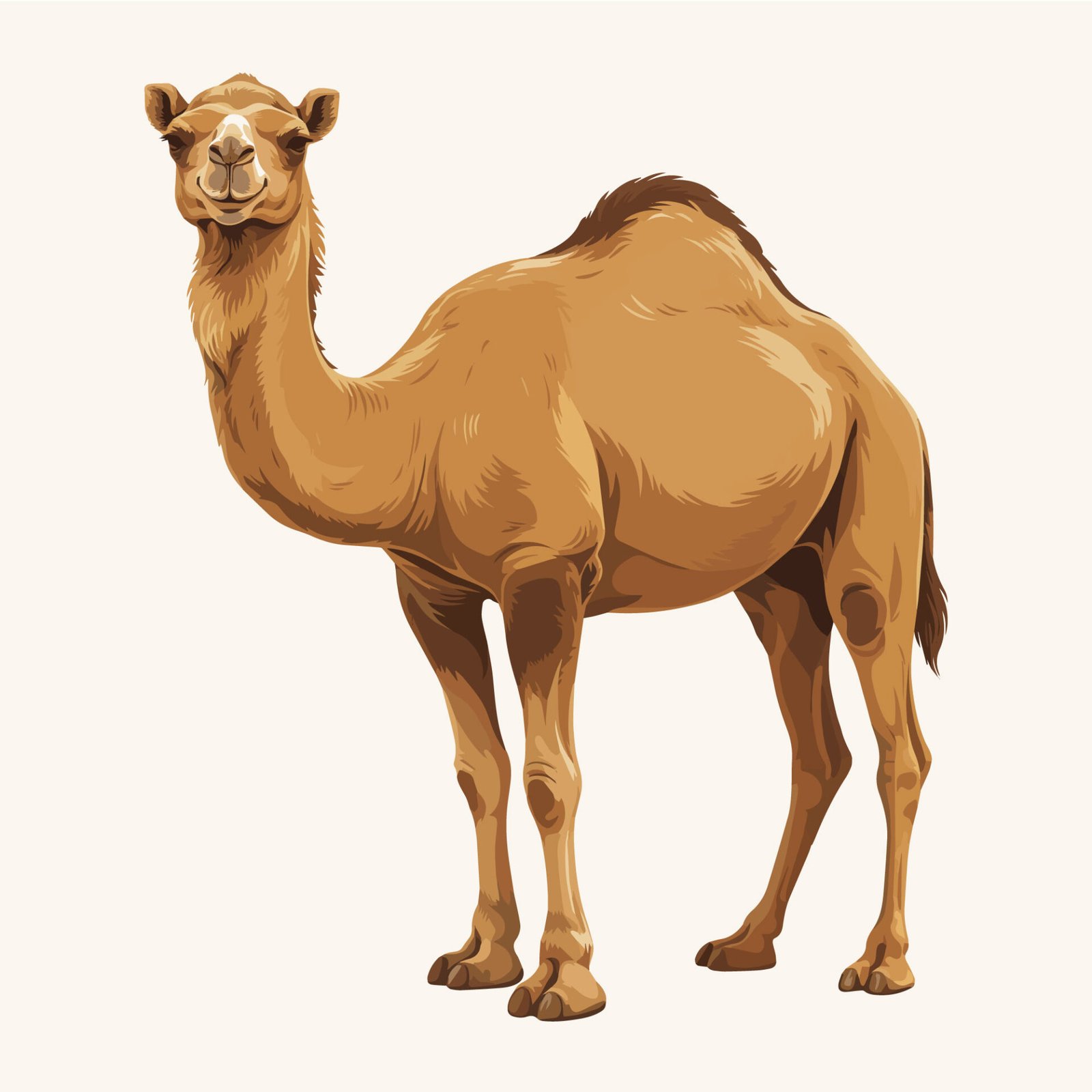 free-semi-realistic-camel-vector-illustration-detailed-desert-animal-graphic