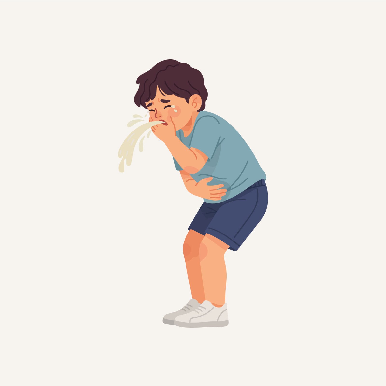 cute-boy-feeling-unwell-and-vomiting-vector-character