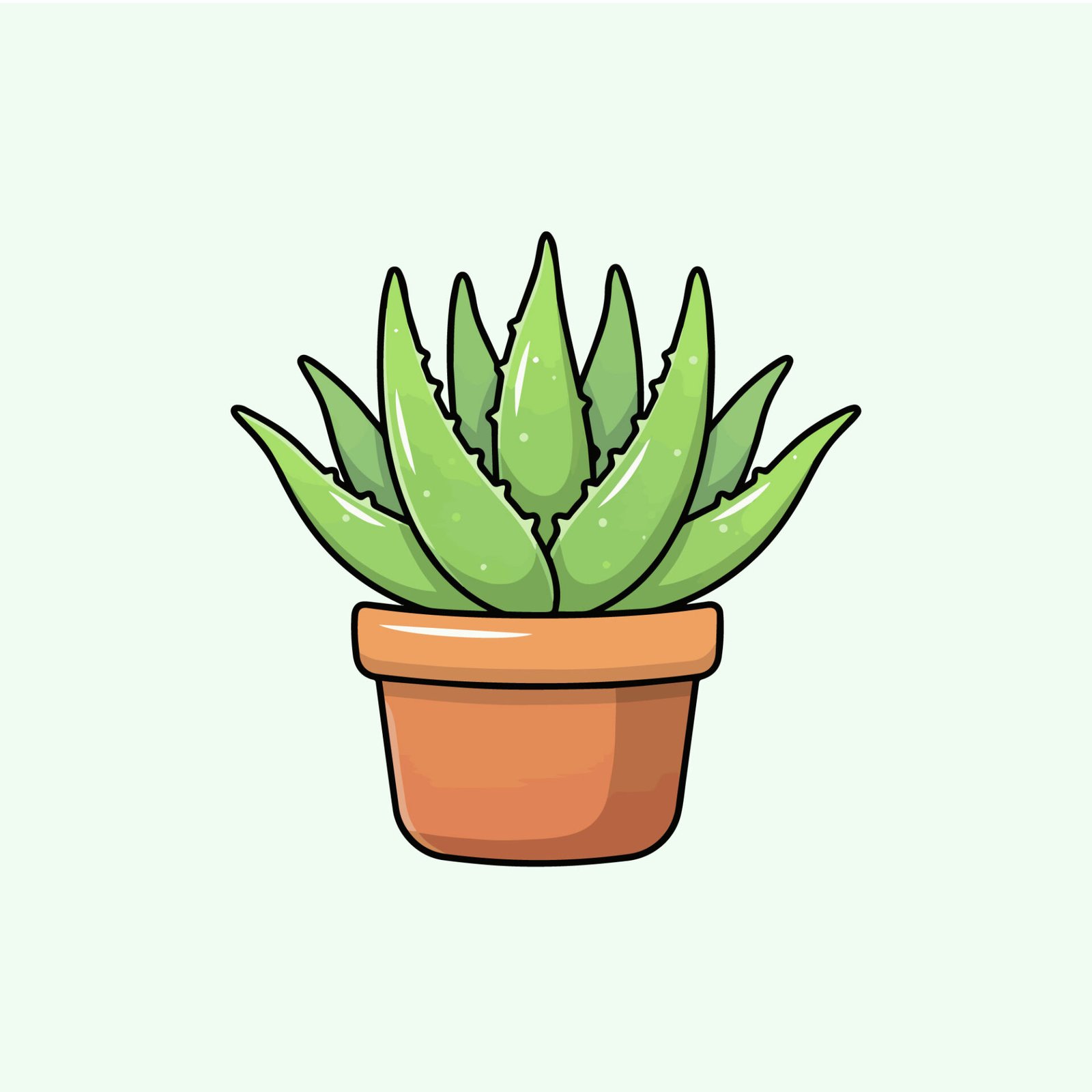 vector-illustration-of-potted-aloe-vera-plant-in-pot