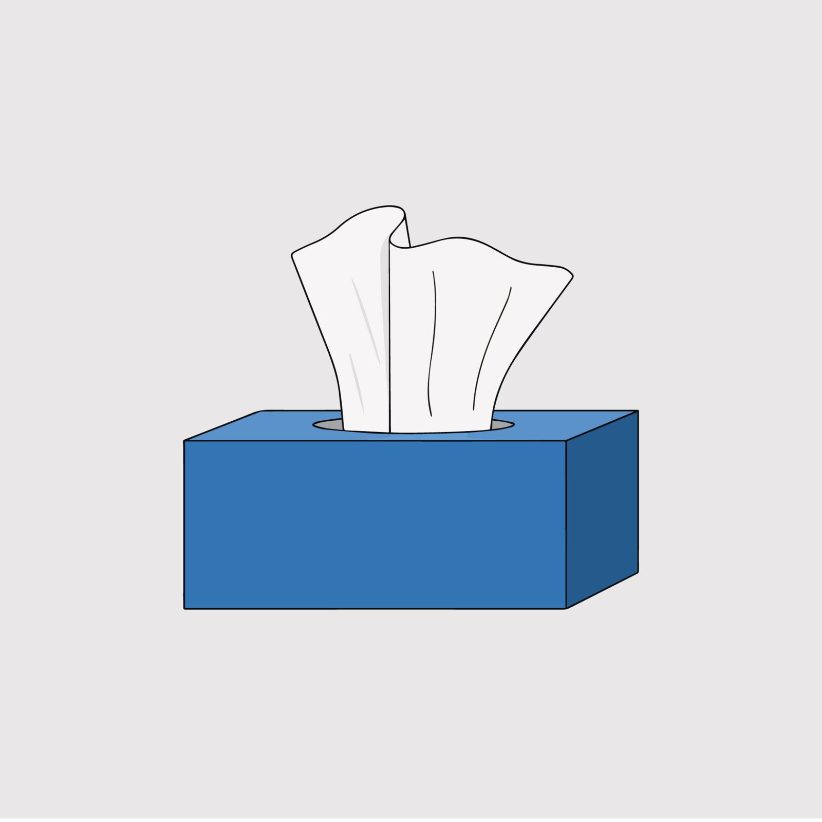 blue-tissue-box-vector-illustration