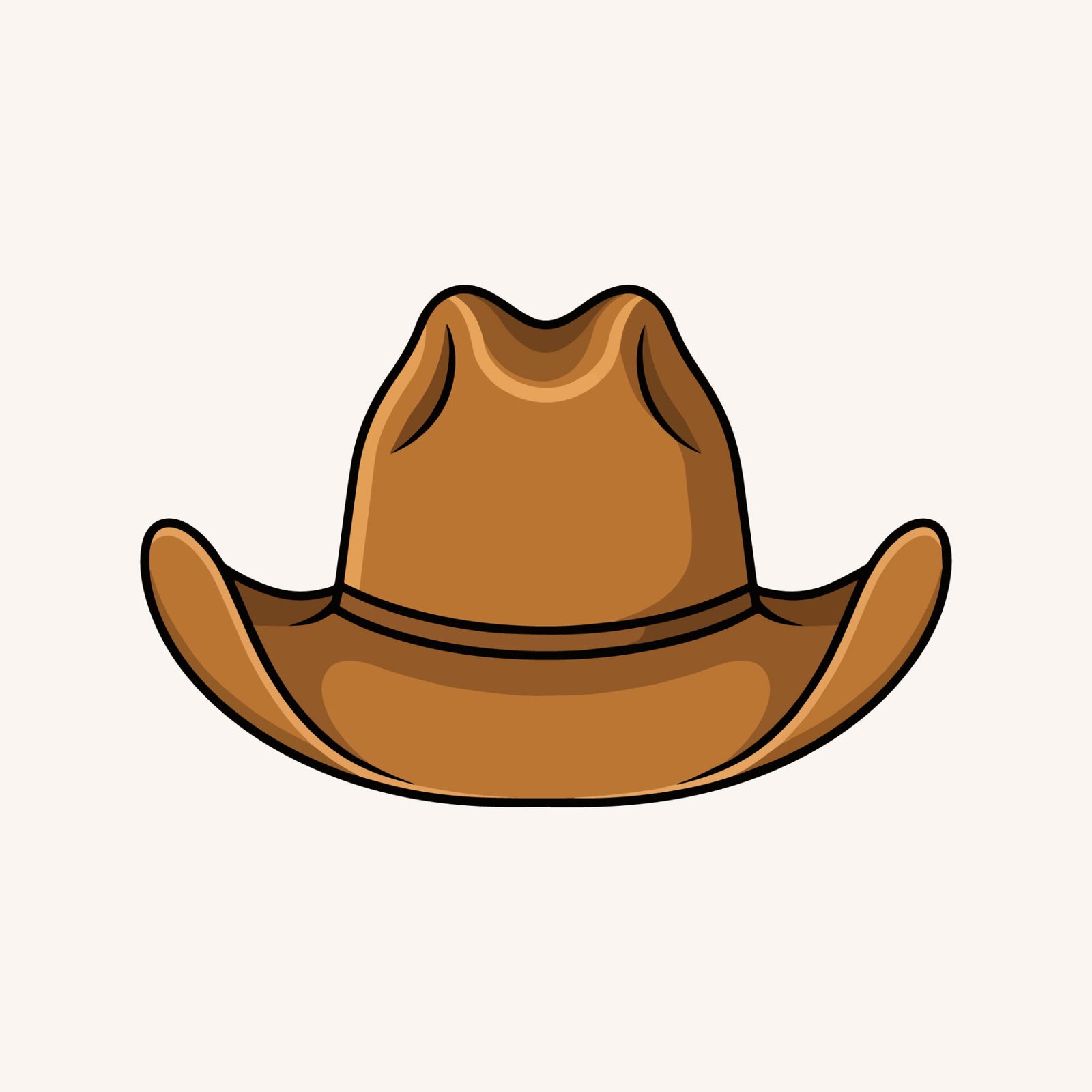 classic-brown-cowboy-hat-vector-illustration