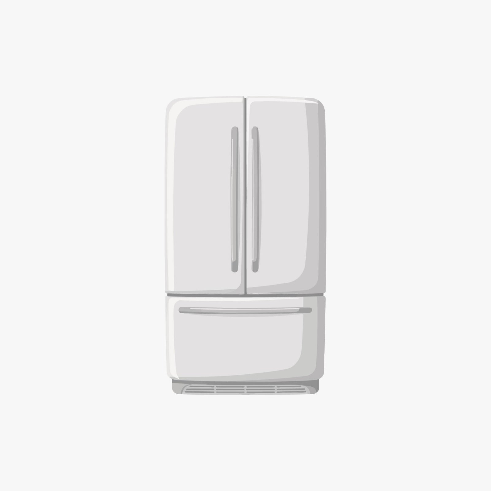 white-french-door-refrigerator-vector-illustration-isolated
