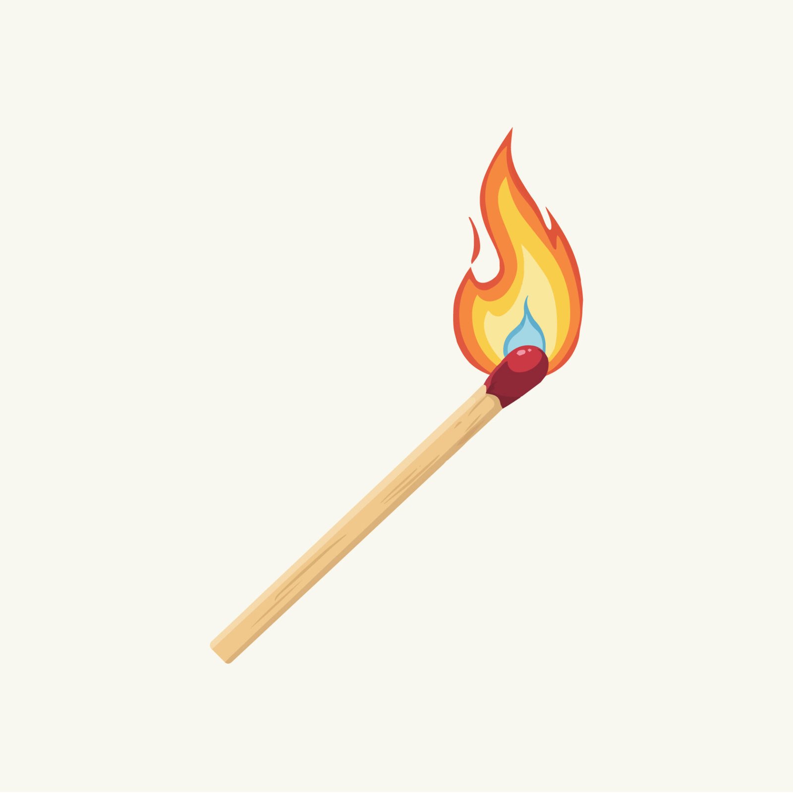burning-matchstick-with-bright-flame-vector
