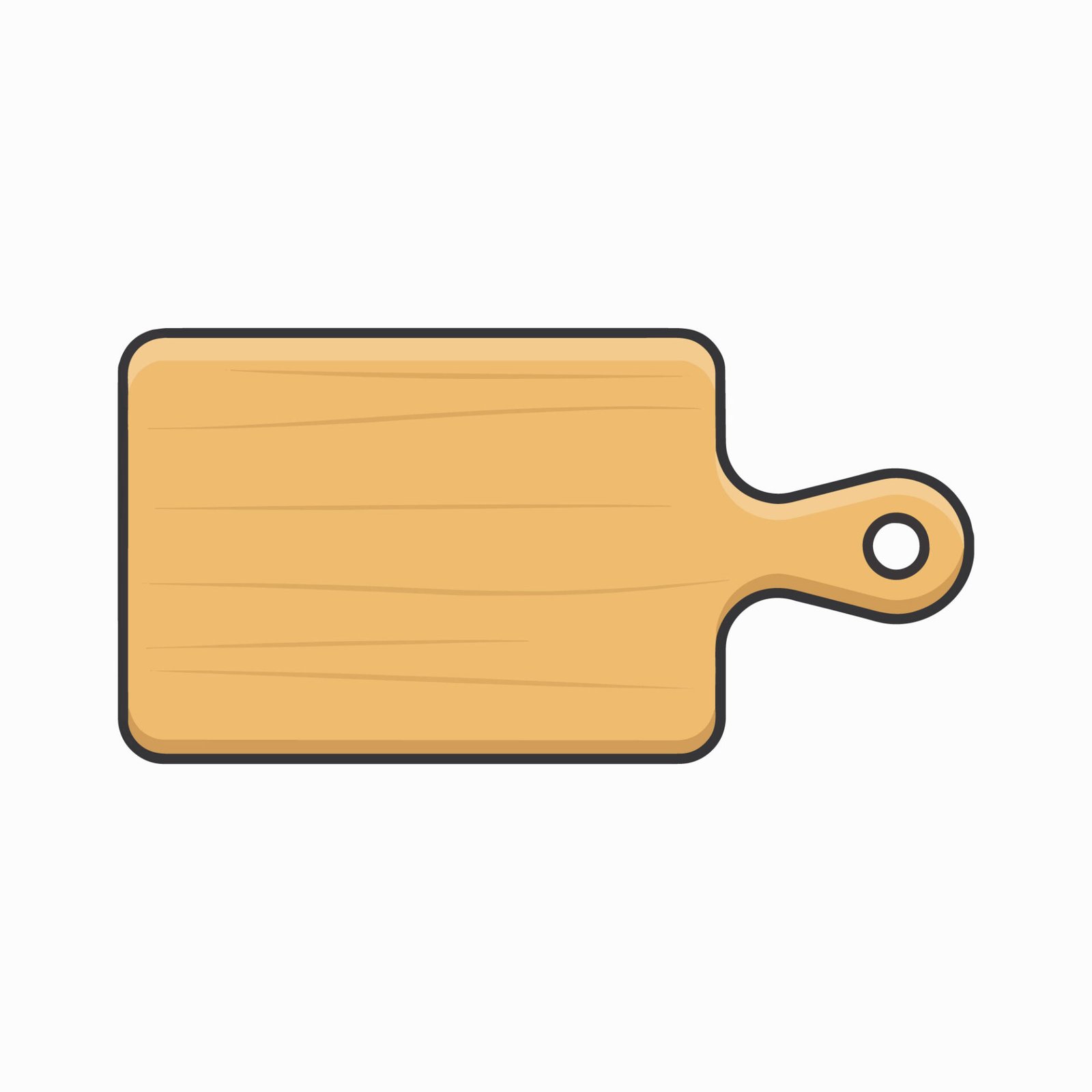 wooden-cutting-board-vector-illustration