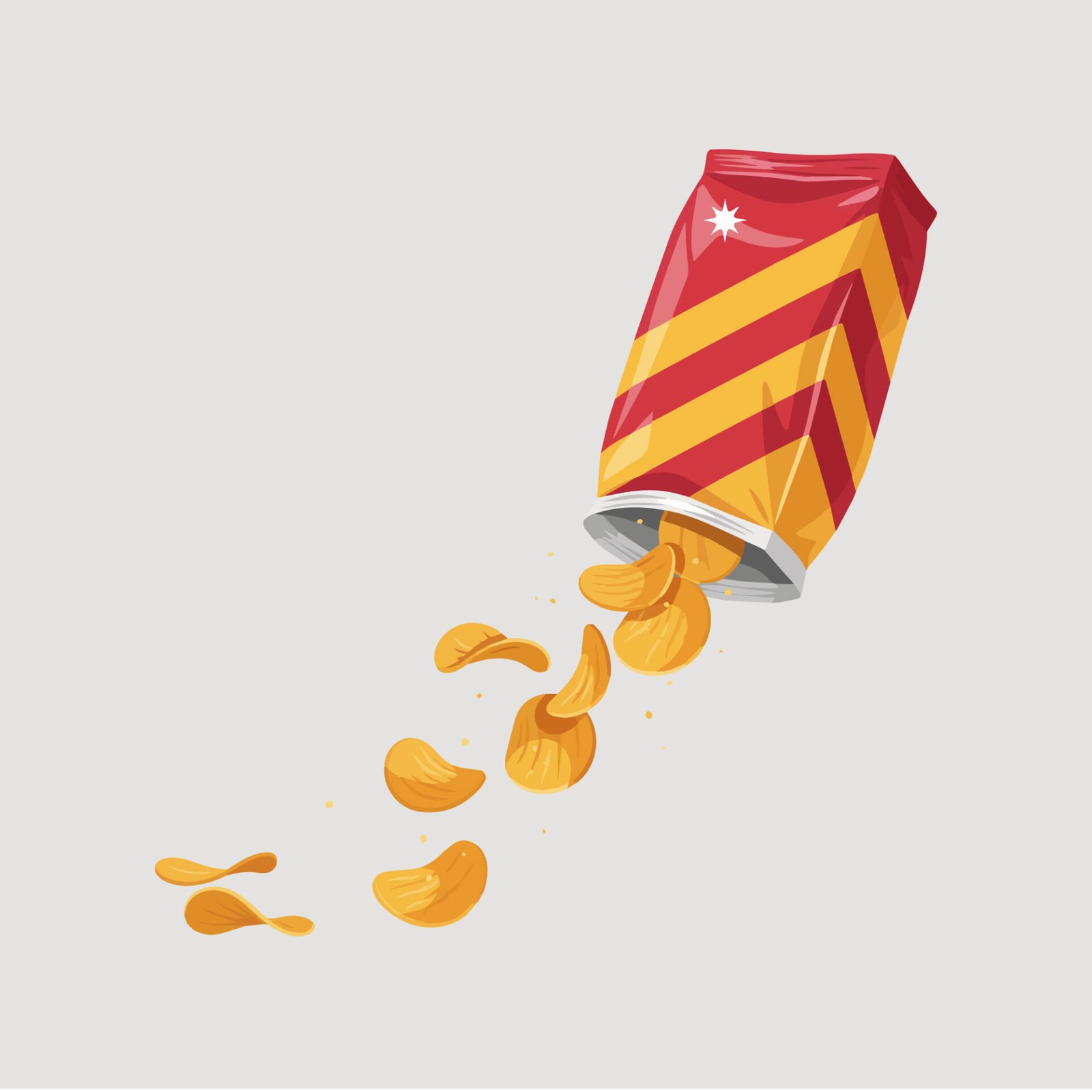 open-bag-of-potato-chips-vector-illustration