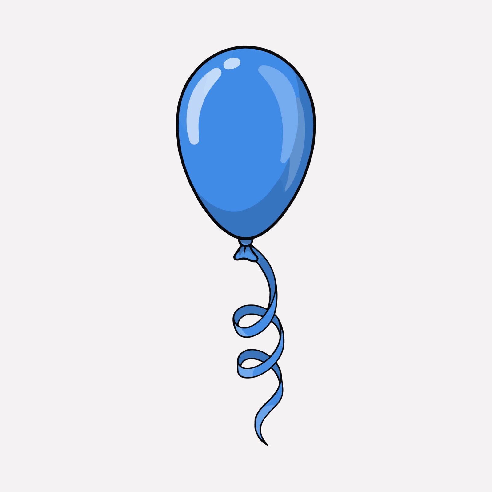 blue-glossy-party-balloon-vector-illustration