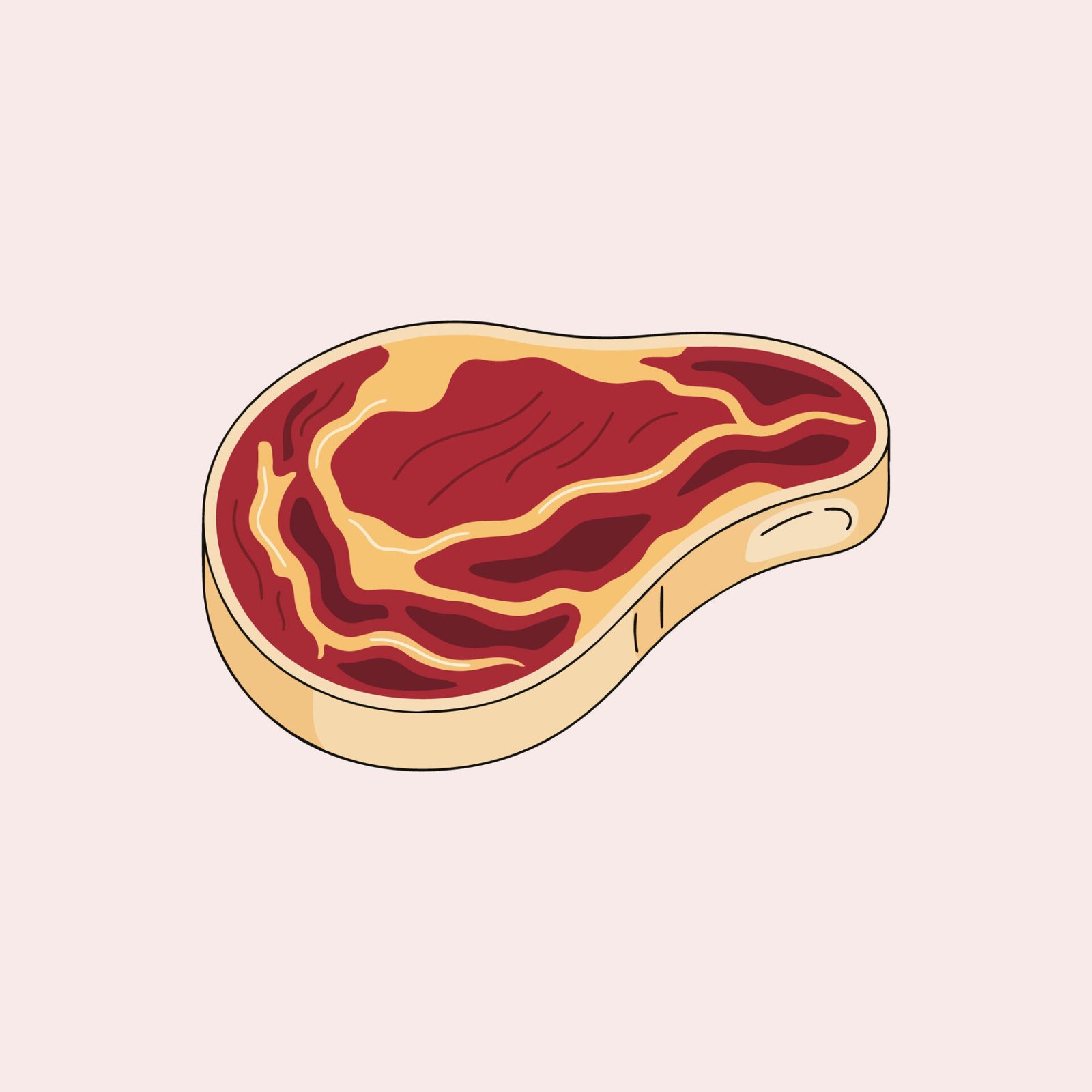 raw-beef-steak-vector-illustration
