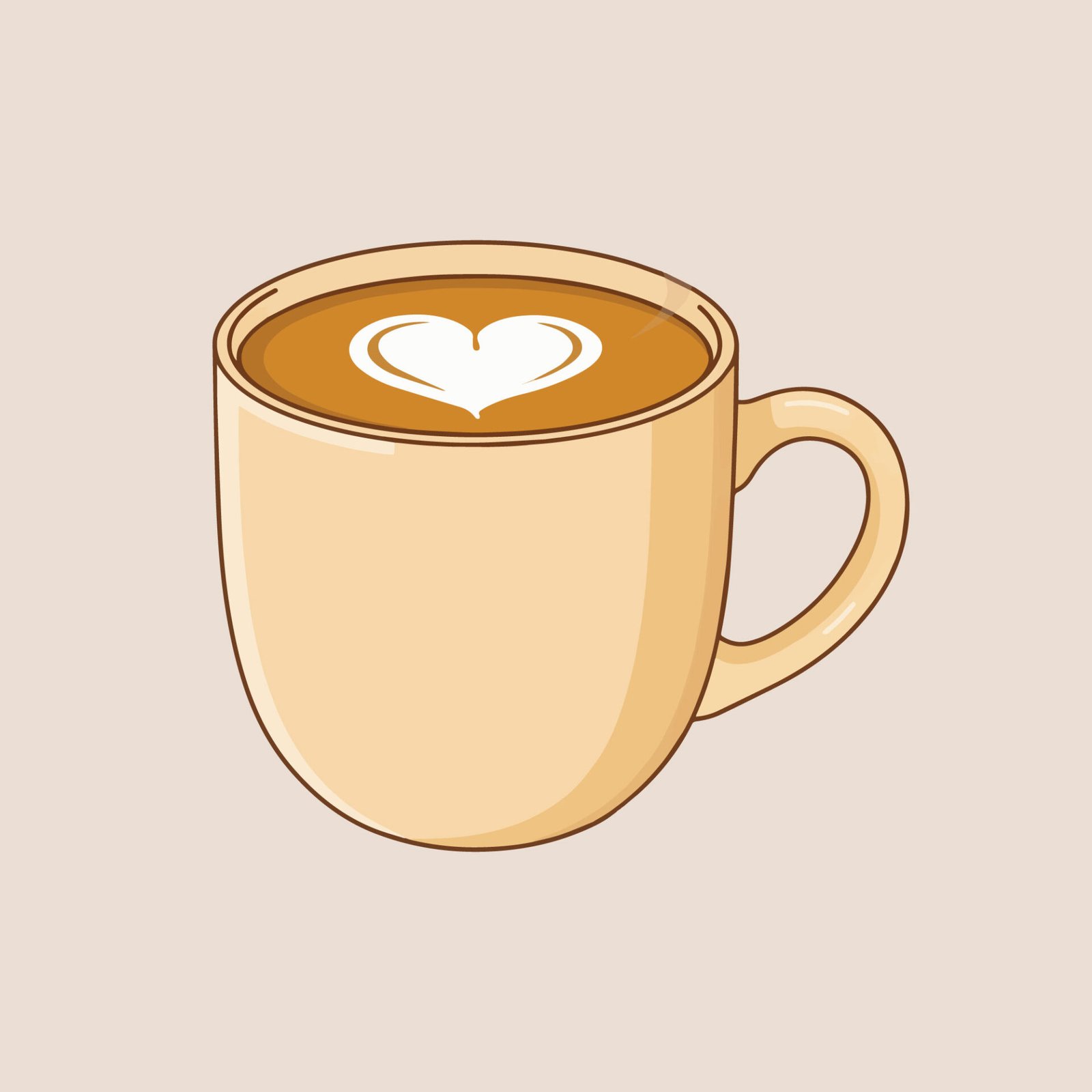 coffee-cup-with-latte-art-vector-illustration