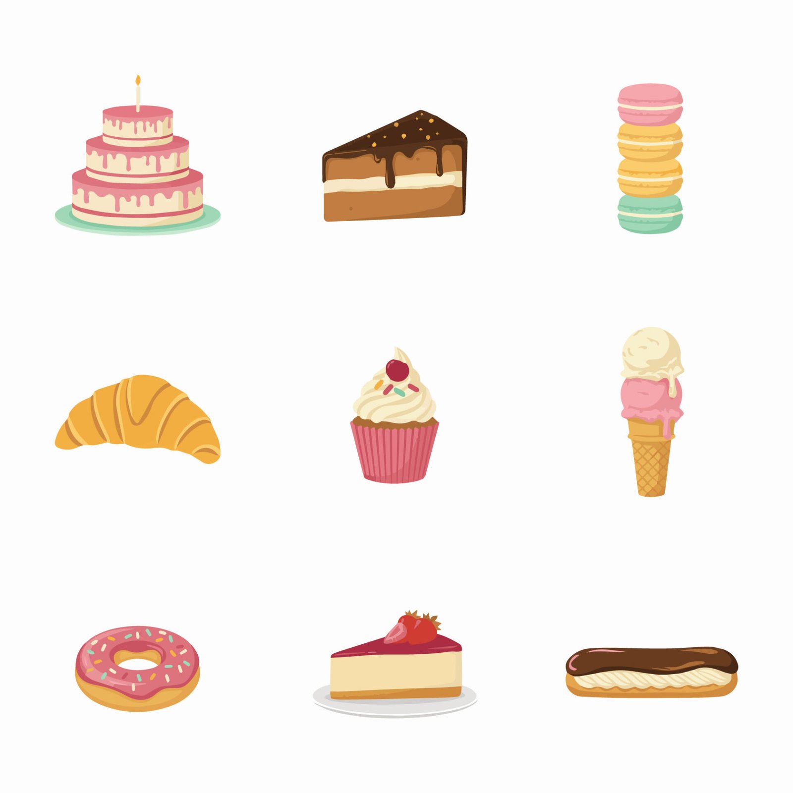 sweet-bakery-desserts-set-vector-illustration