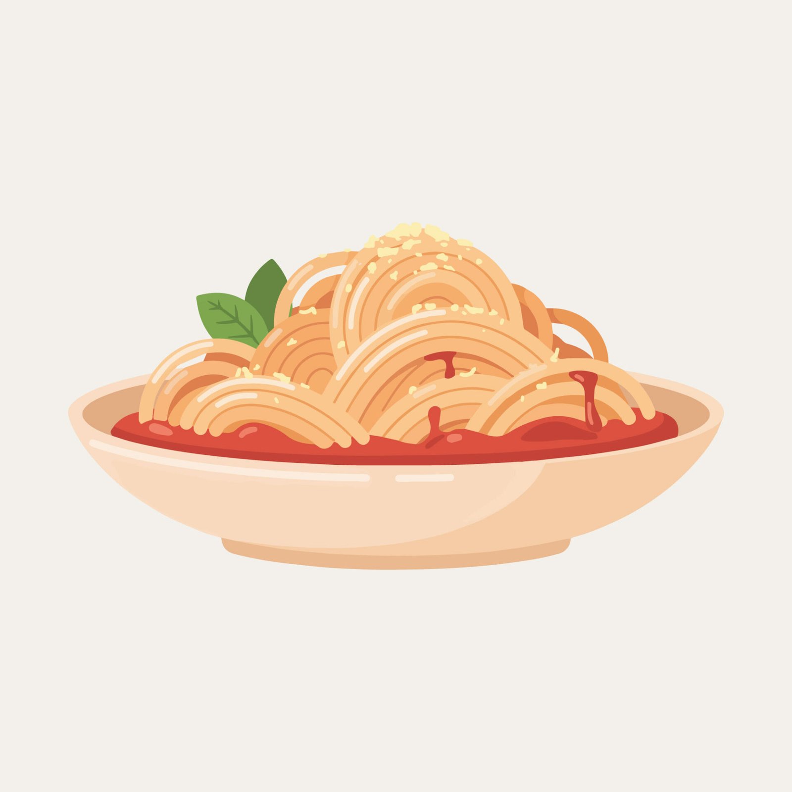 italian-spaghetti-pasta-with-tomato-sauce-vector-illustration