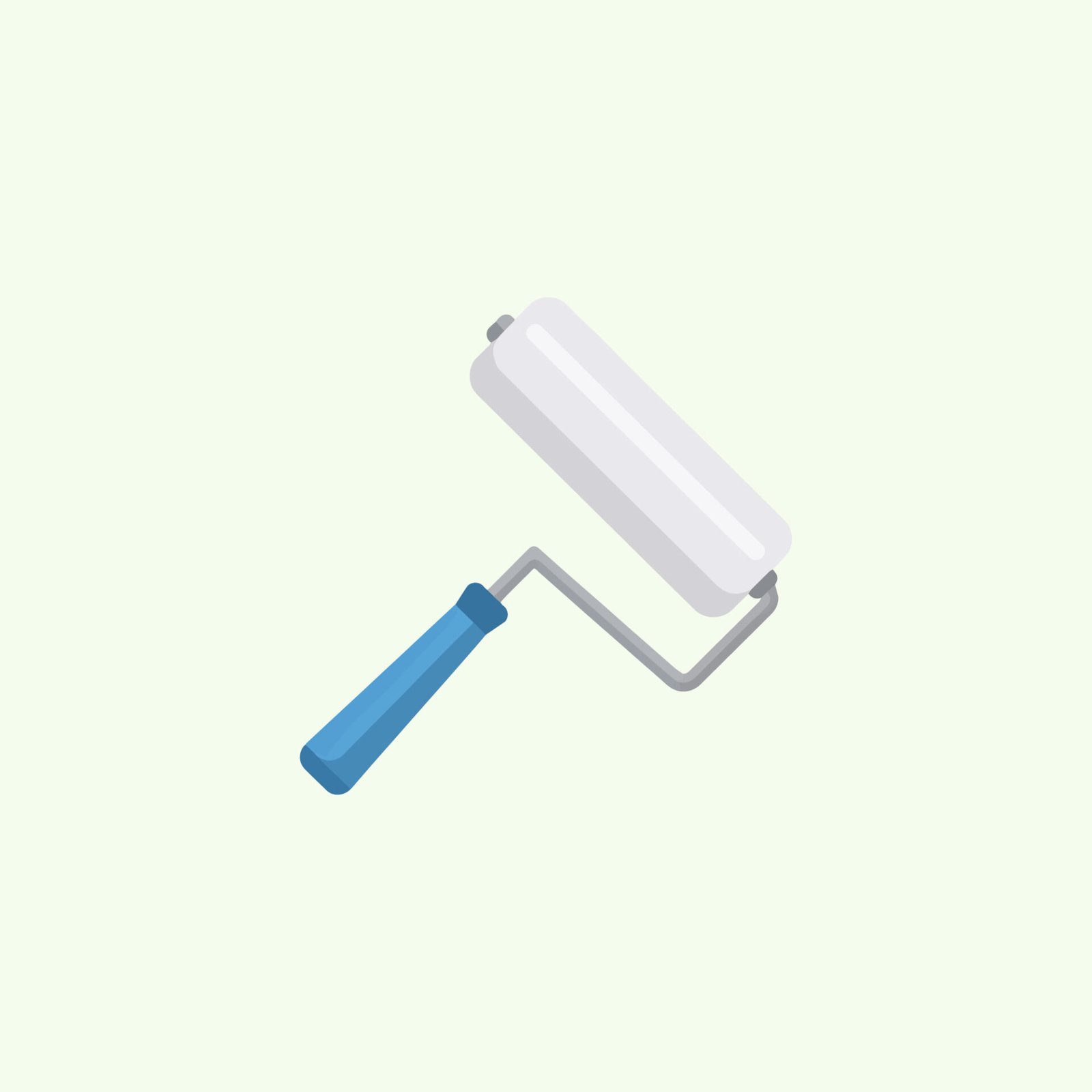 paint-roller-tool-vector-illustration-with-blue-handle