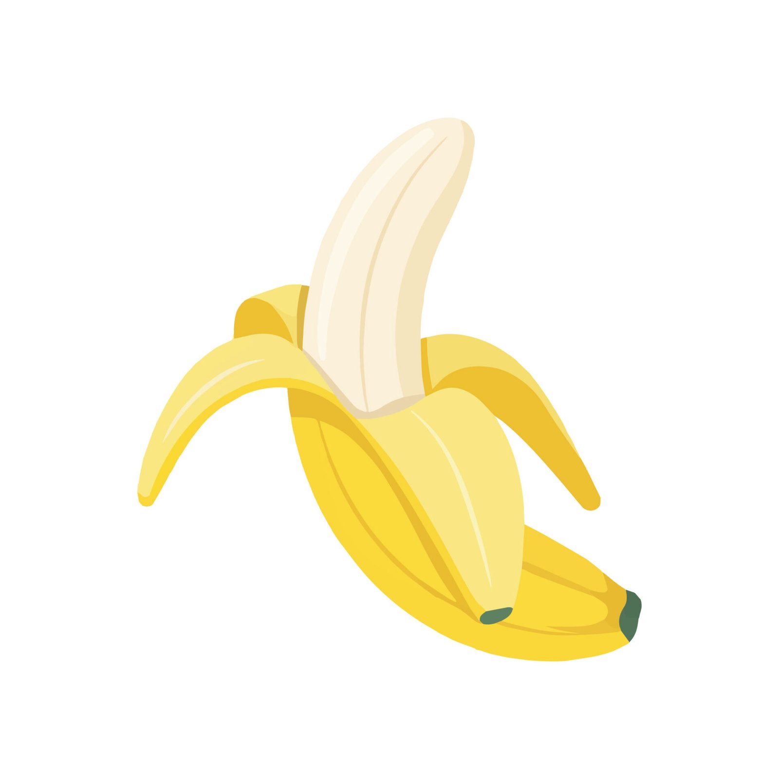 peeled-yellow-banana-vector-illustration