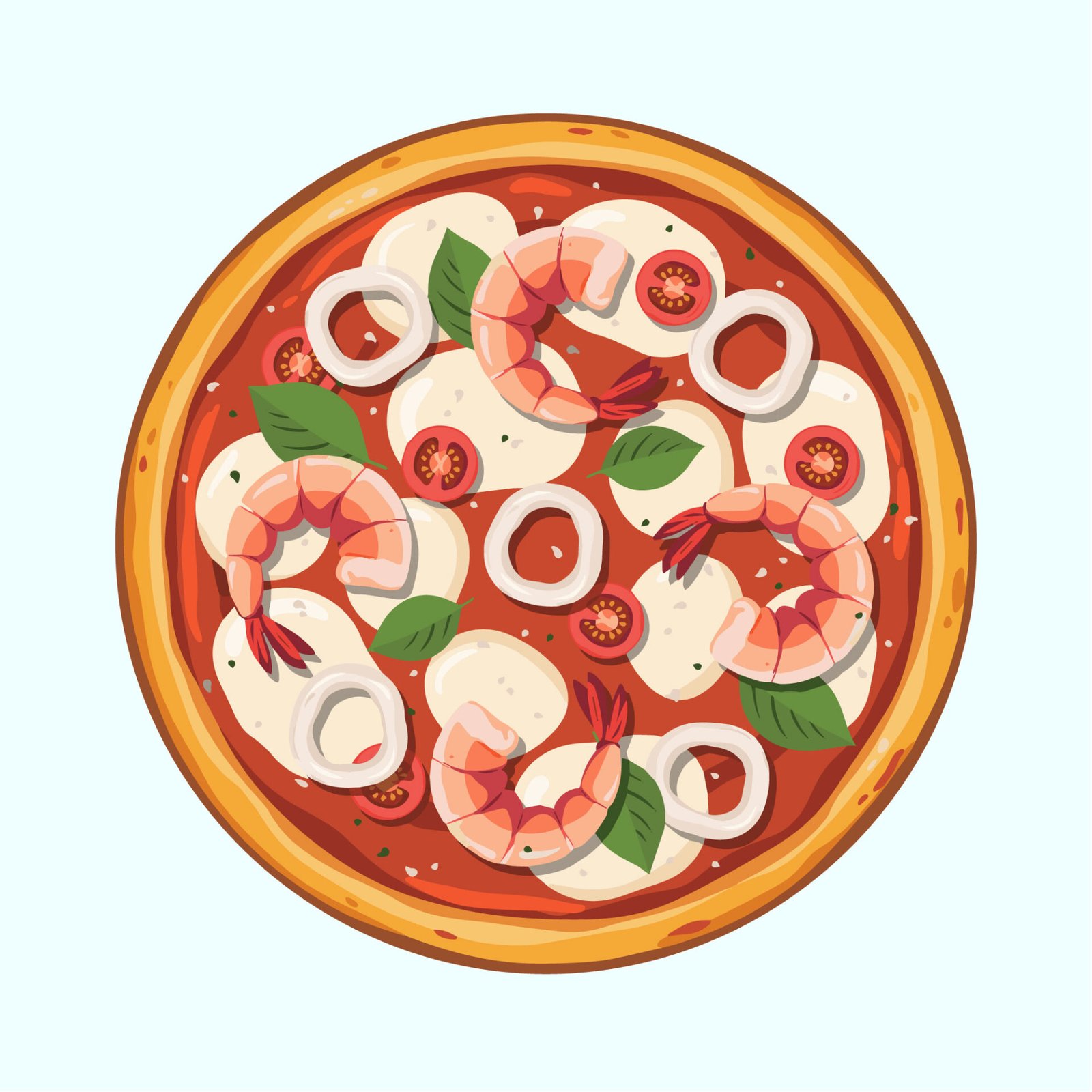 seafood-pizza-top-view-vector-illustration-with-shrimp-and-calamari