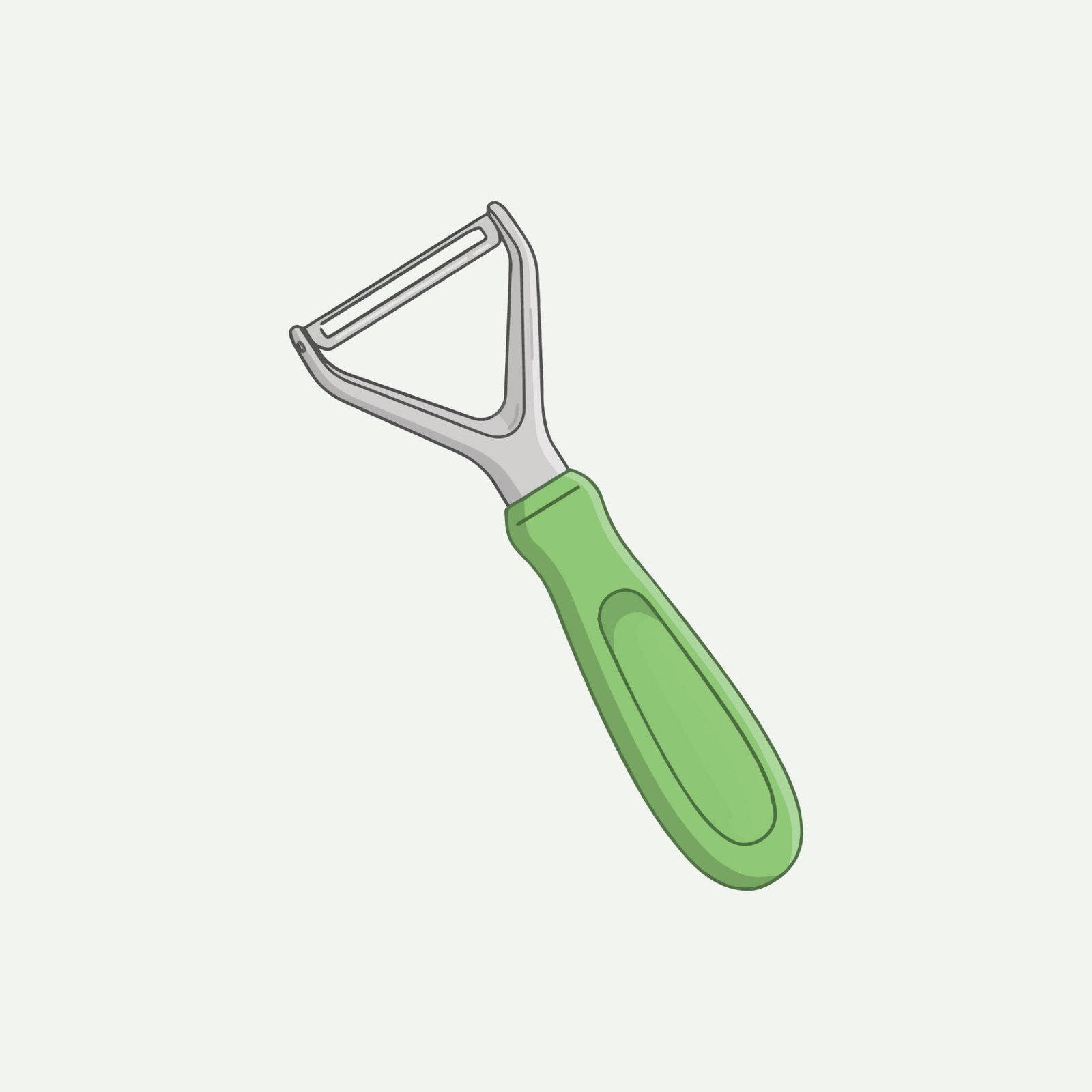 green-y-shaped-vegetable-peeler-vector-illustration