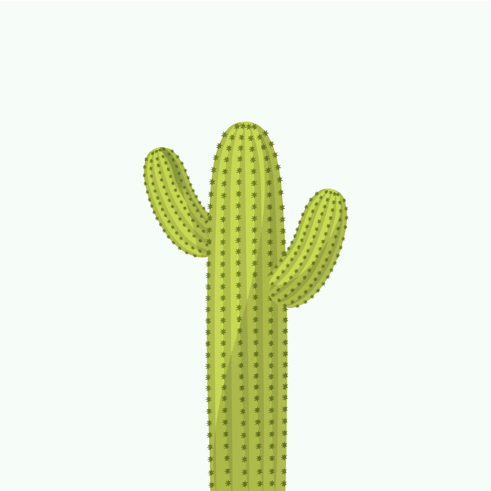 vector-illustration-tall-green-cactus-plant