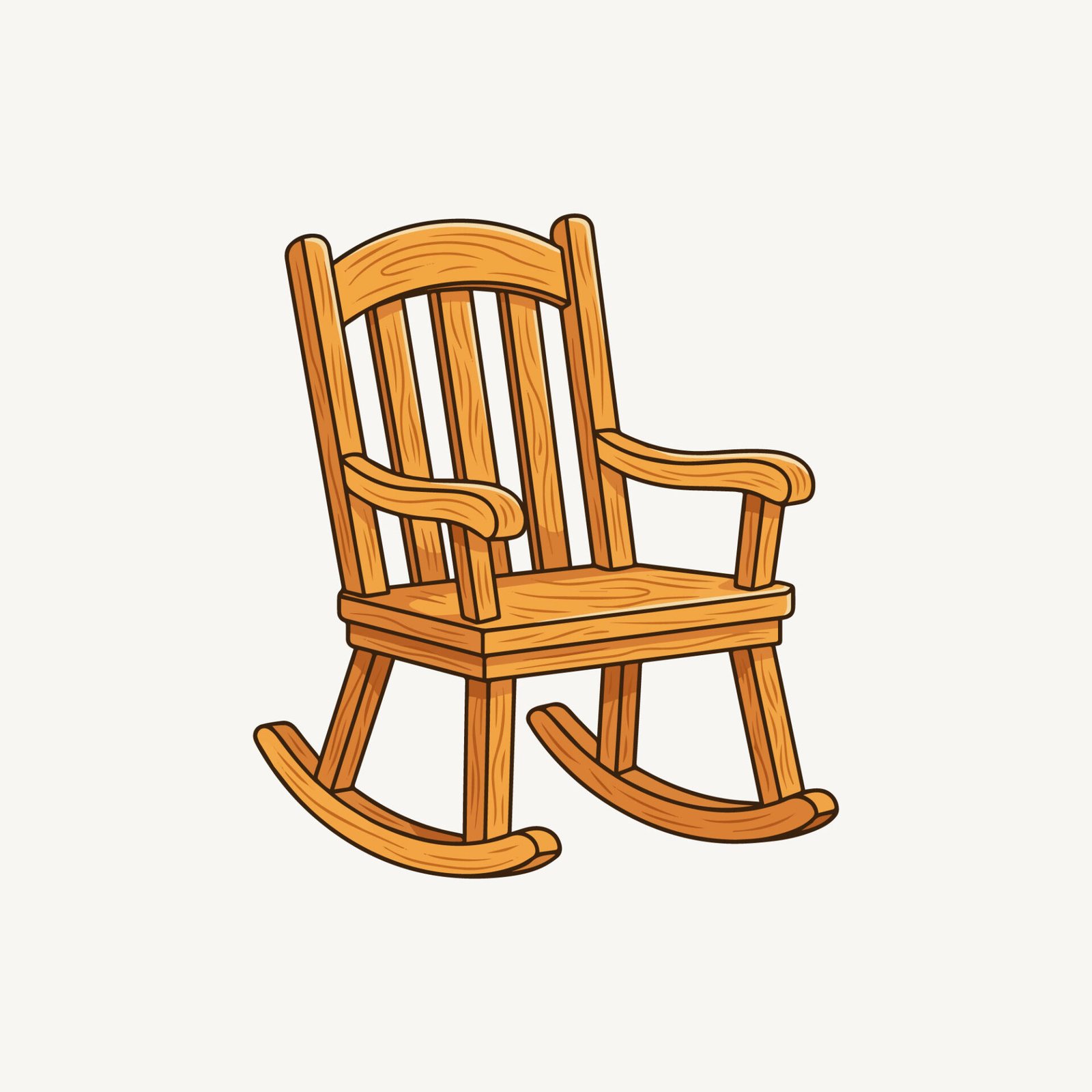 classic-wooden-rocking-chair-vector-illustration
