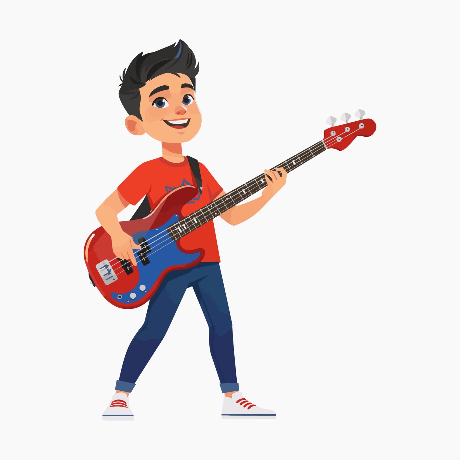 young-boy-playing-bass-guitar-vector-illustration