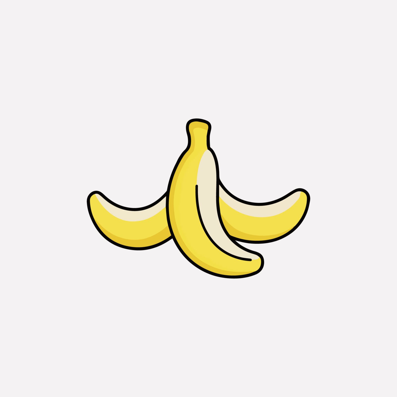 cute-cartoon-banana-peel-asset-for-vector
