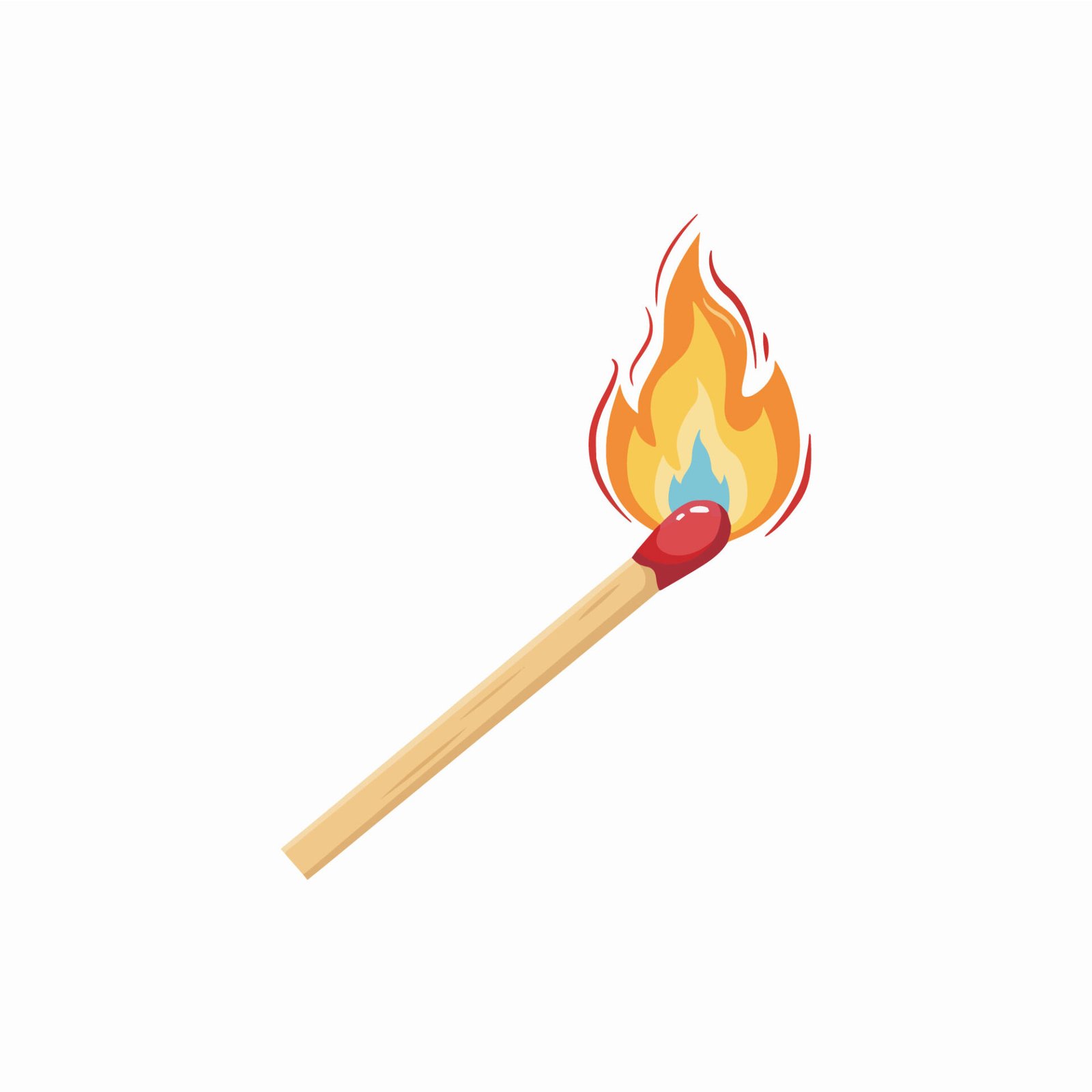 matchstick-bright-flame-vector-illustration