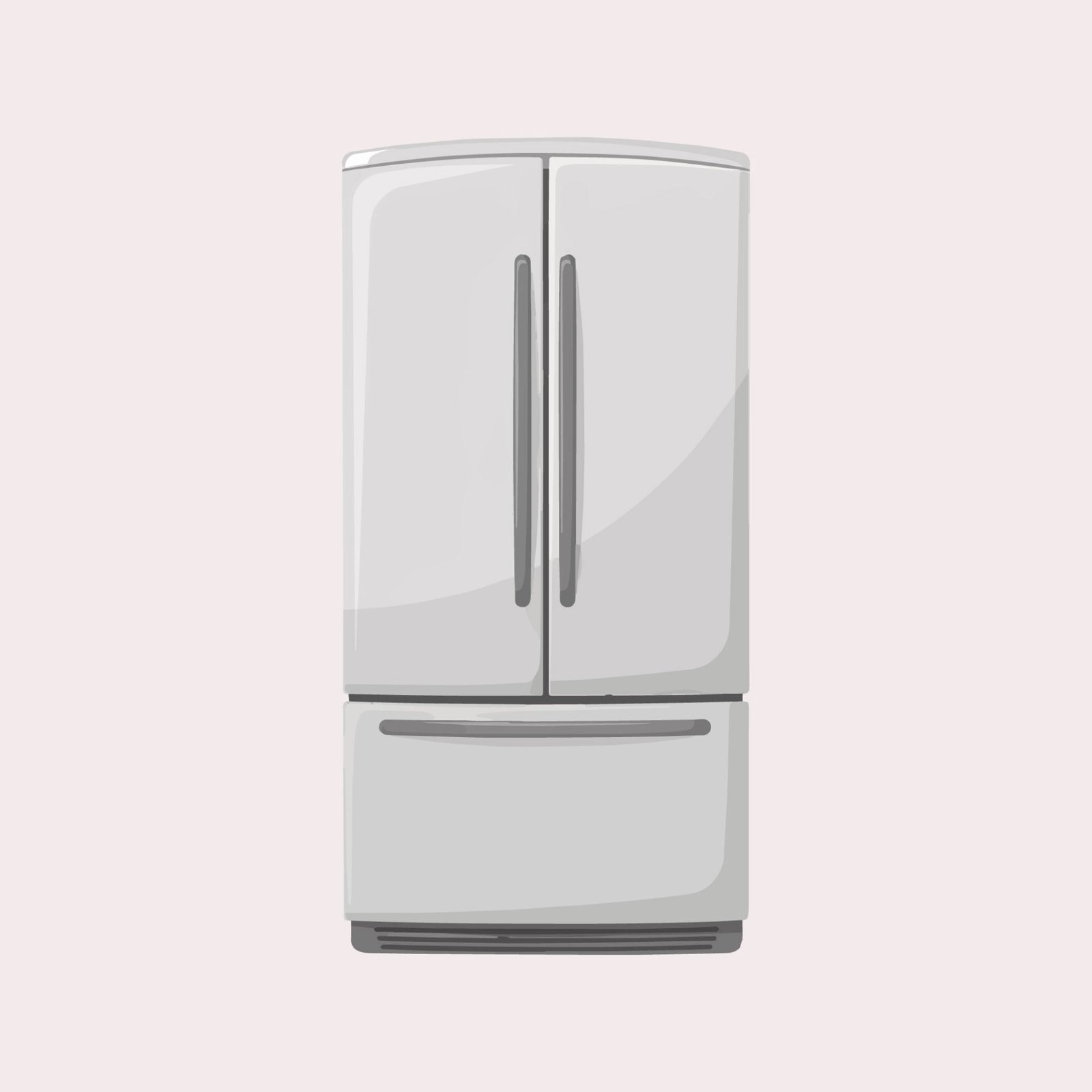 modern-french-door-refrigerator-vector-illustration-isolated