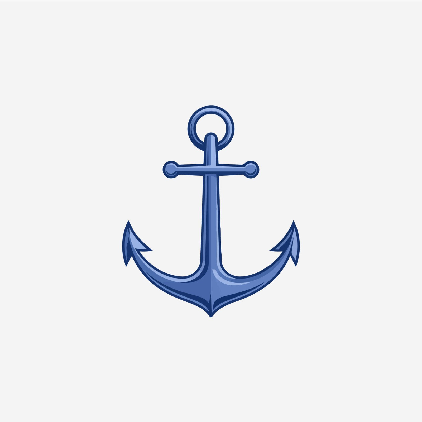 classic-marine-blue-anchor-icon-isolated-vector