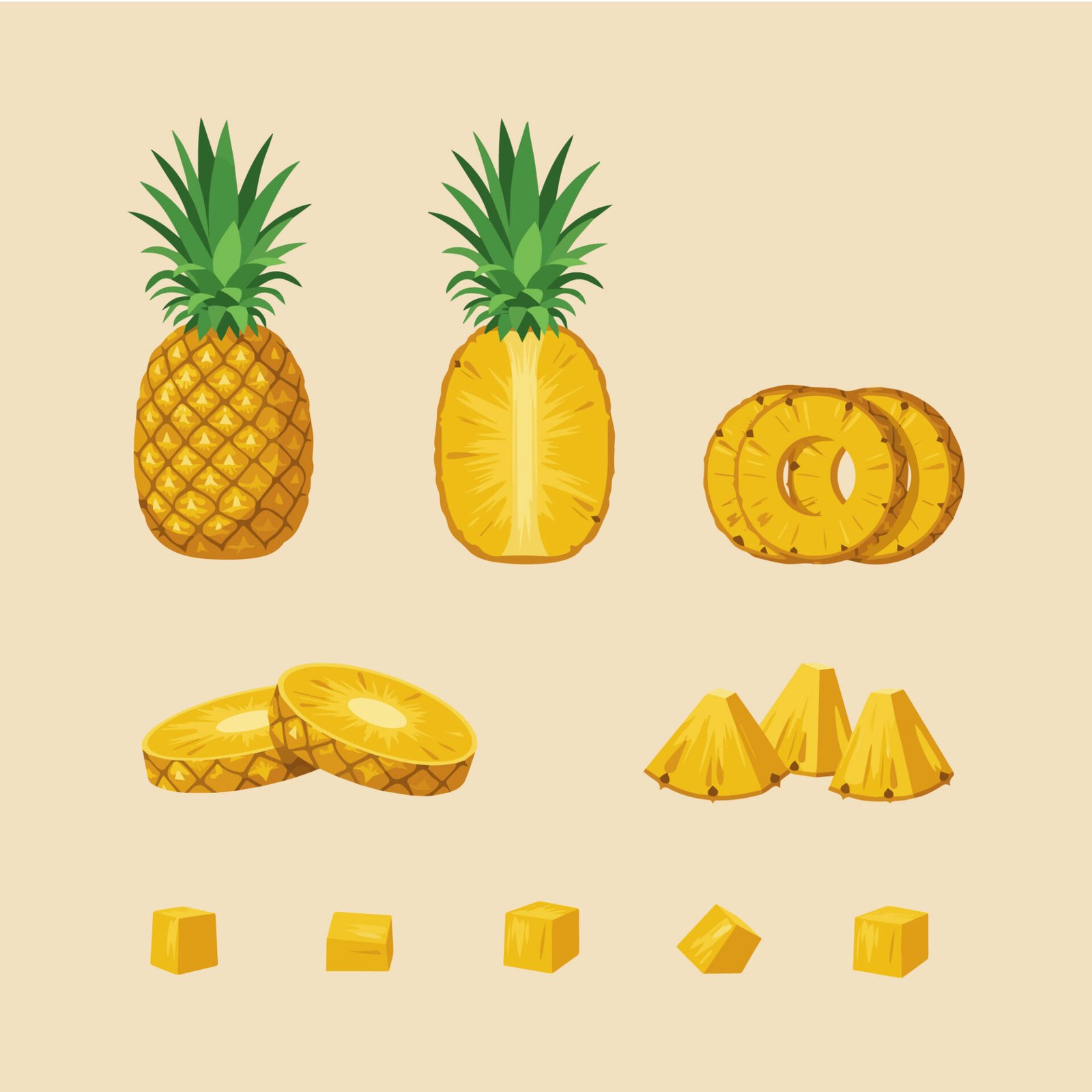pineapple-fruit-slice-vector-isolated