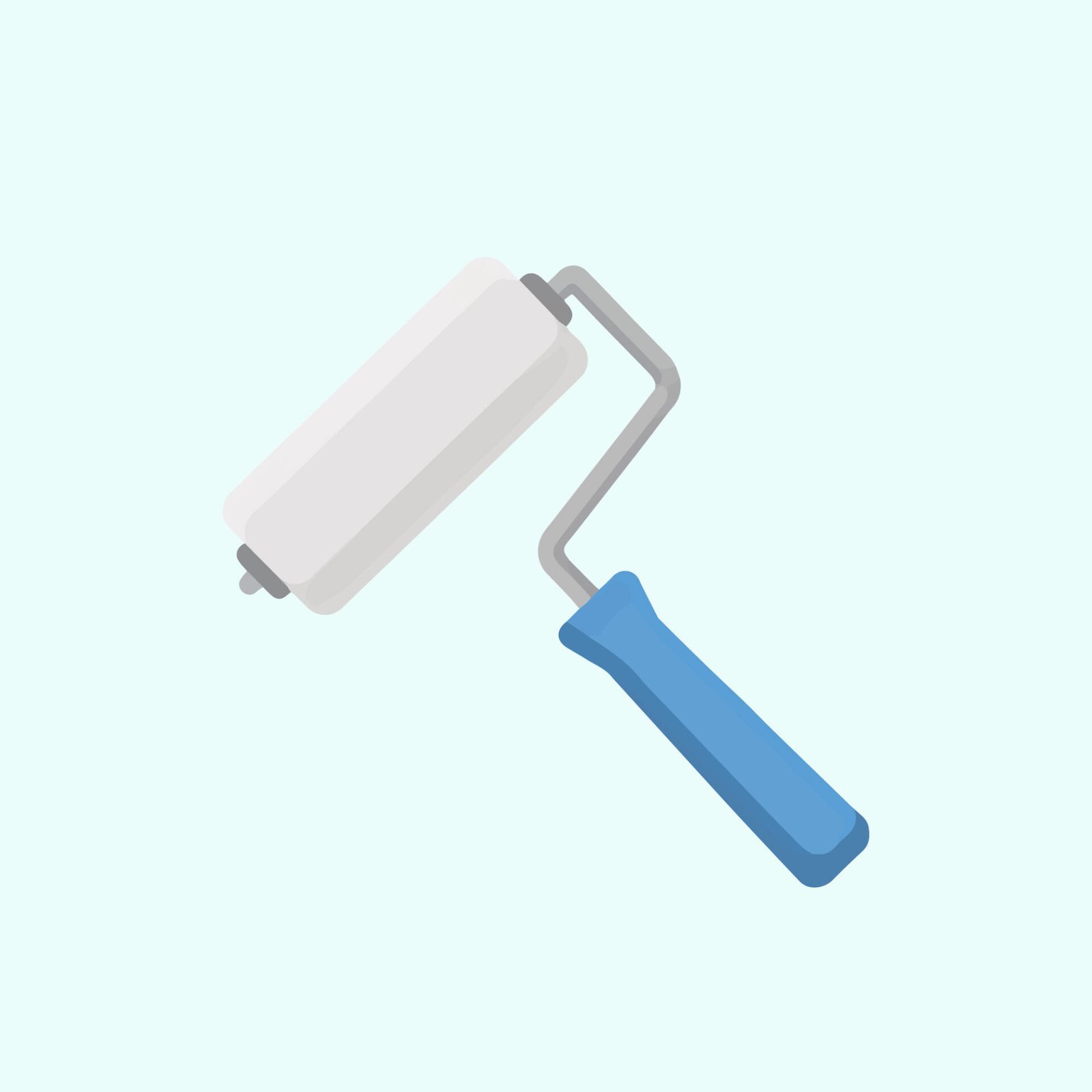 wall-paint-roller-brush-tool-vector-illustration