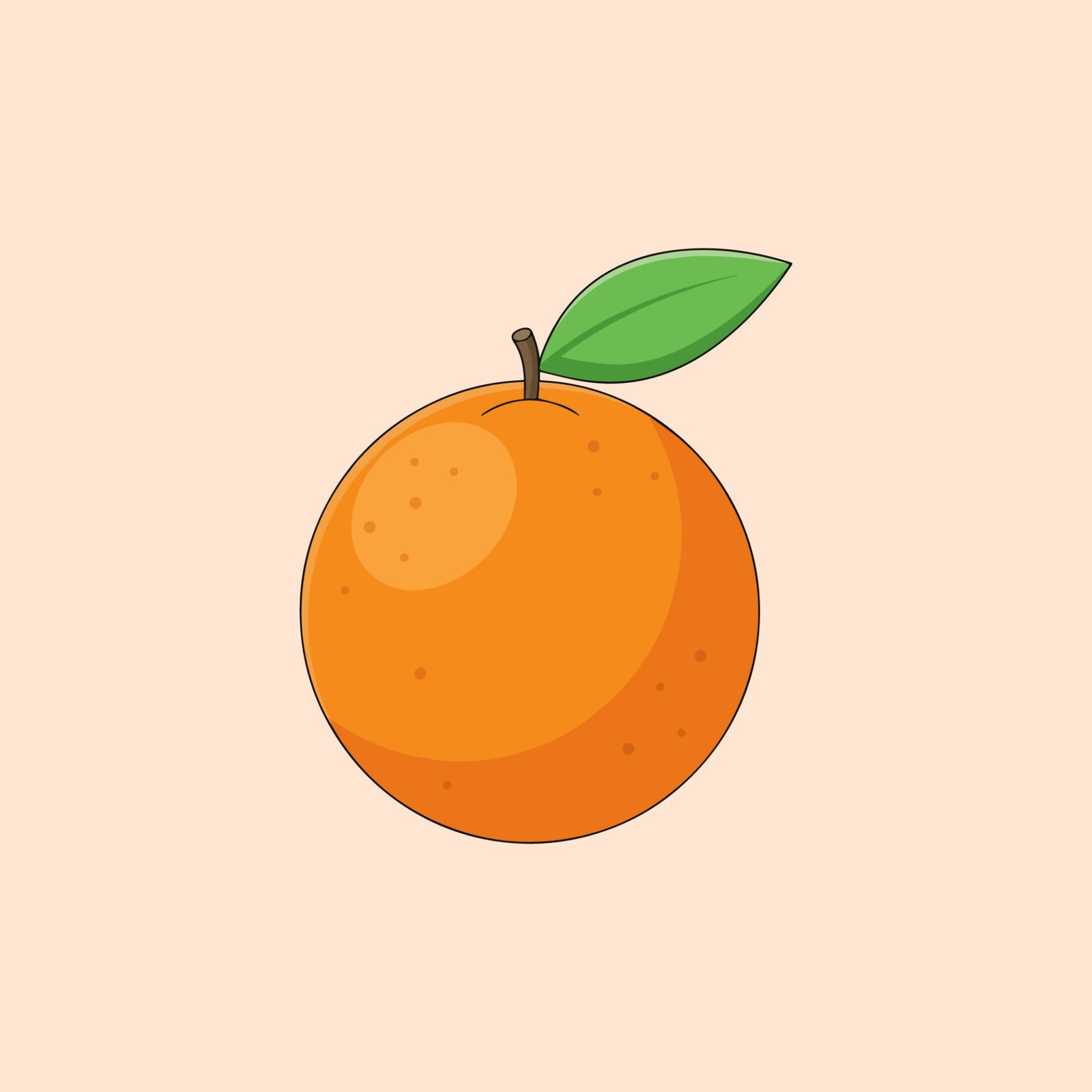 free-cartoon-orange-fruit-illustration-isolated