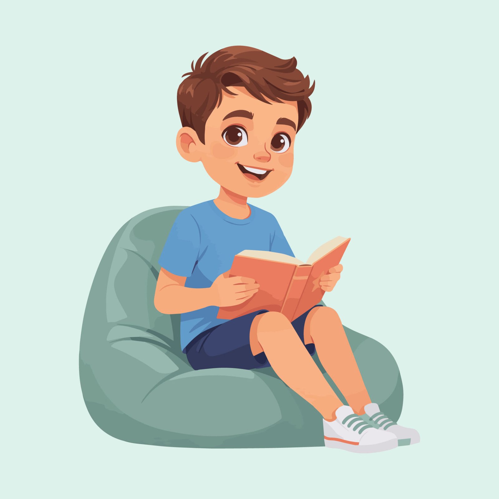 cute-boy-sitting-on-bean-bag-reading-a-storybook