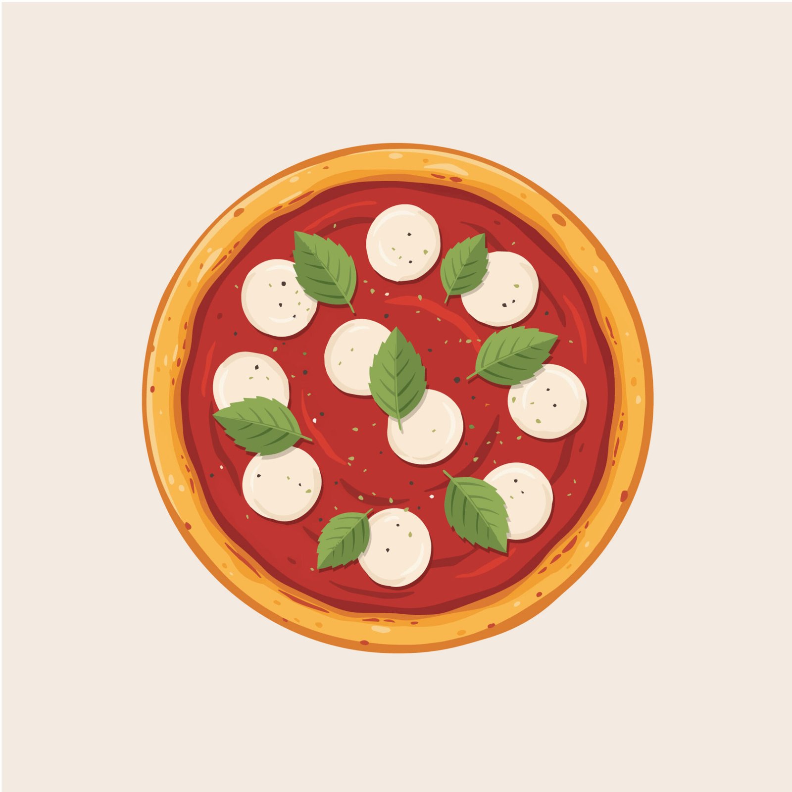 minimalist-vegetarian-pizza-fast-food-graphic-design-isolated
