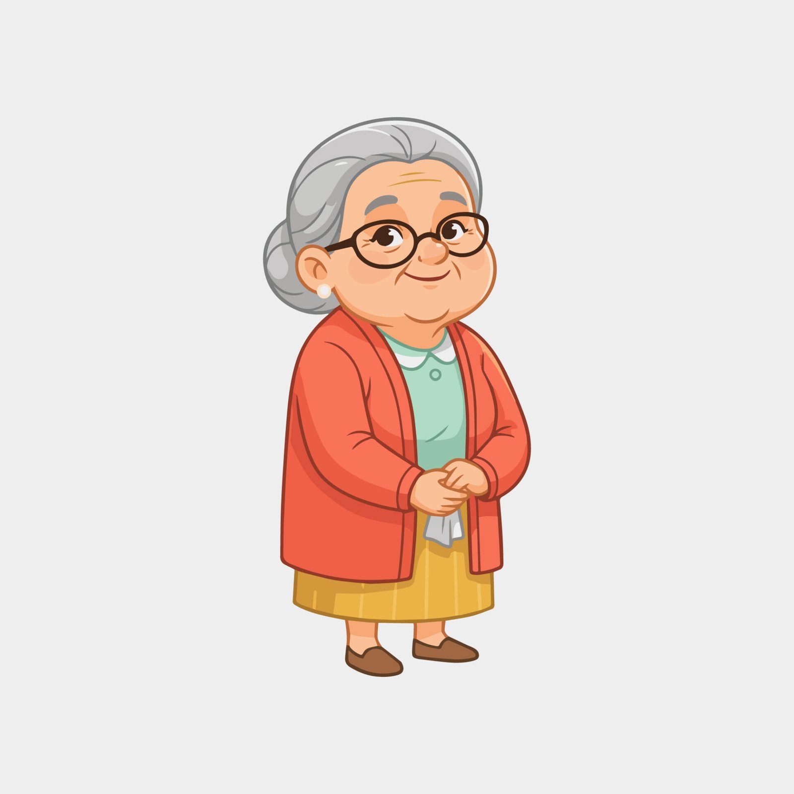 smiling-senior-grandma-character-with-glasses-vector-illustration