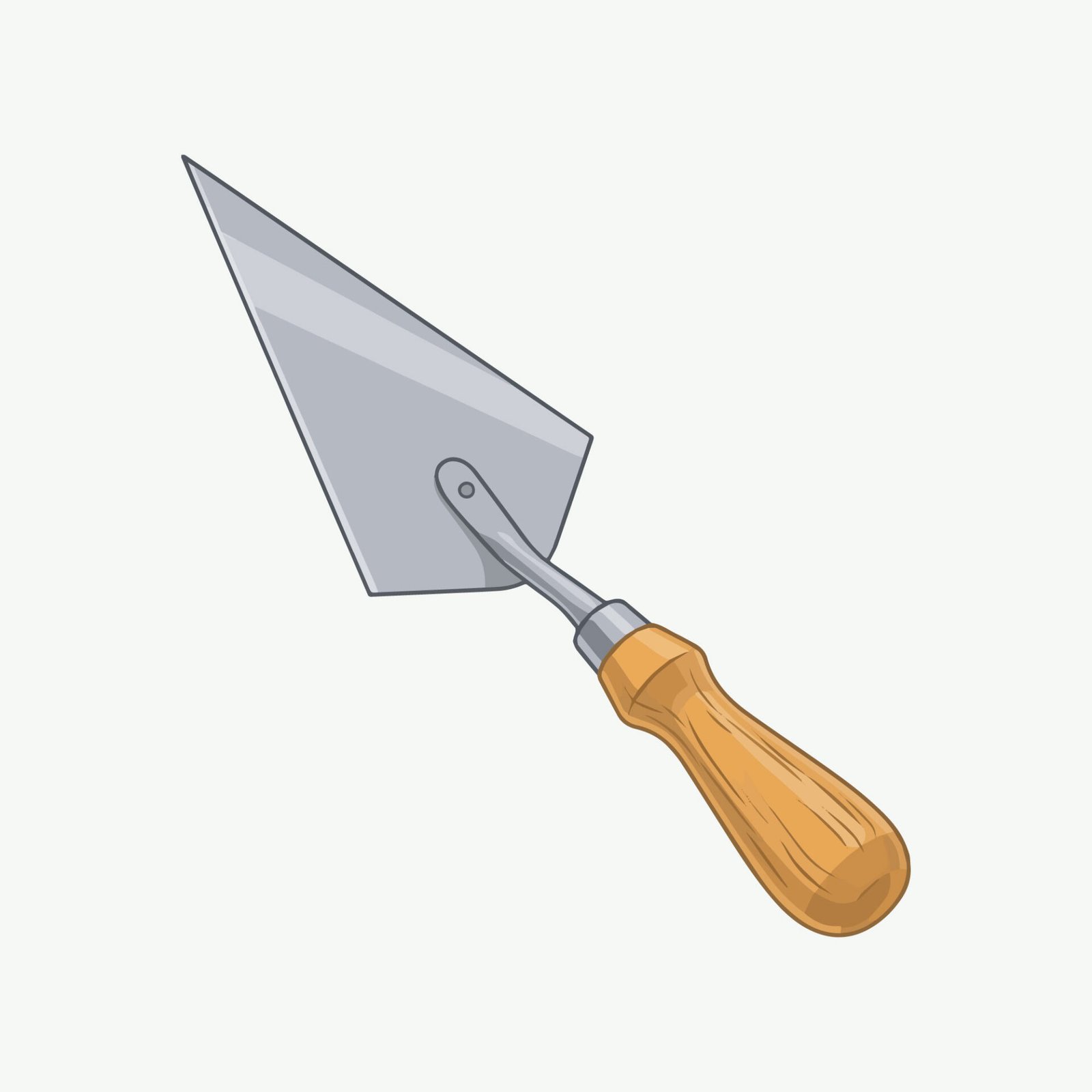 classic-bricklaying-trowel-tool-vector-illustration