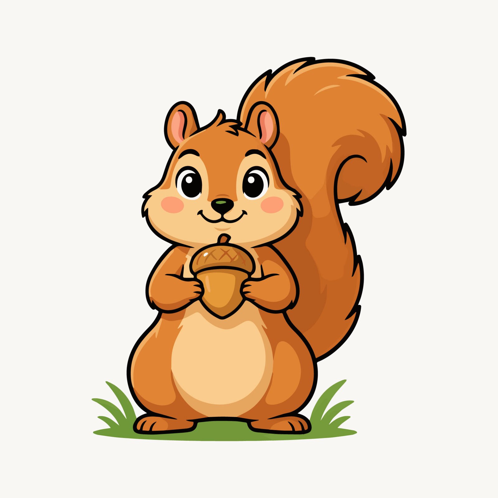cute-cartoon-squirrel-holding-an-acorn-vector-illustration-isolated
