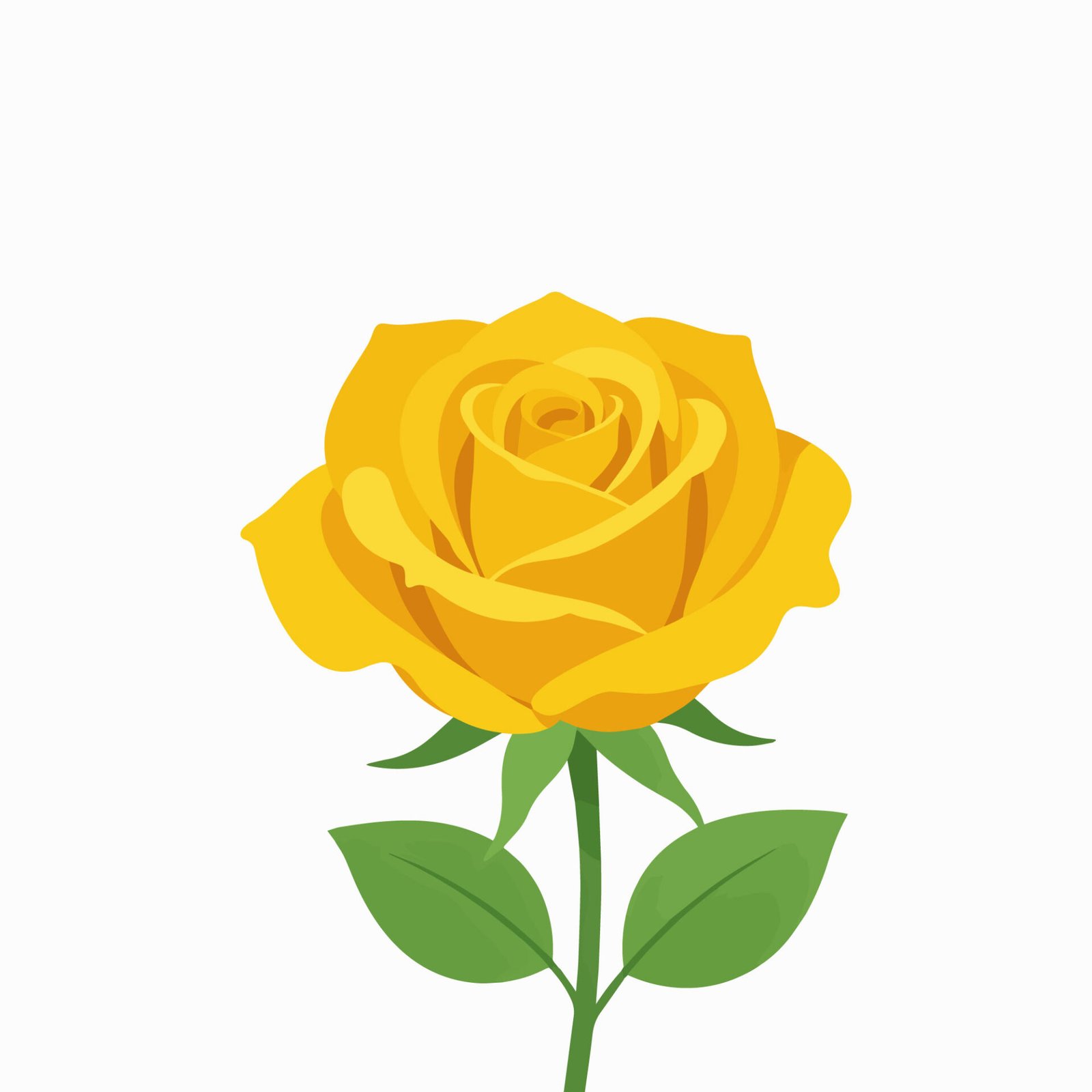 beautiful-yellow-rose-flower-vector-illustration-isolated-on-white-background