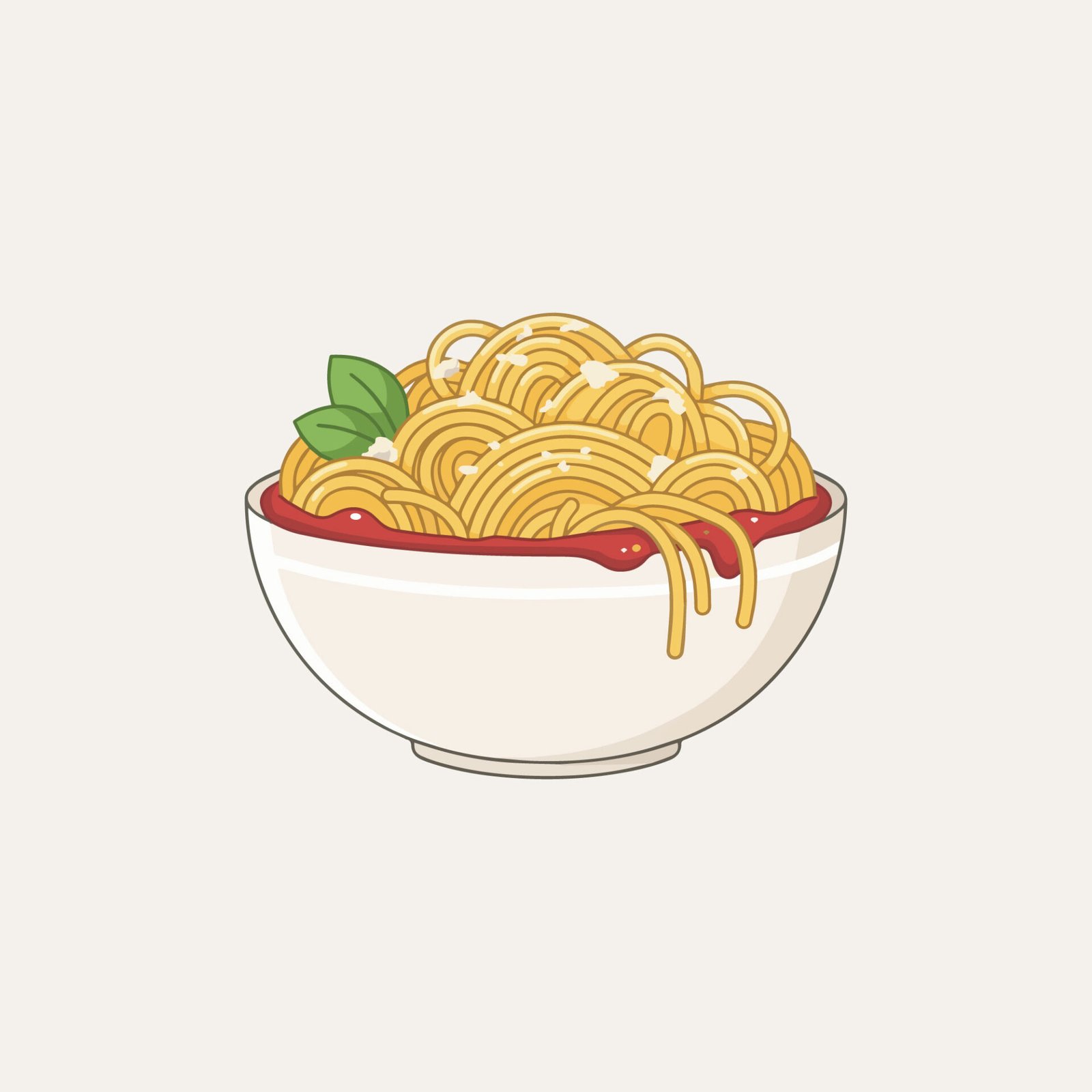 classic-italian-pasta-bowl-with-hanging-spaghetti-noodle-vector