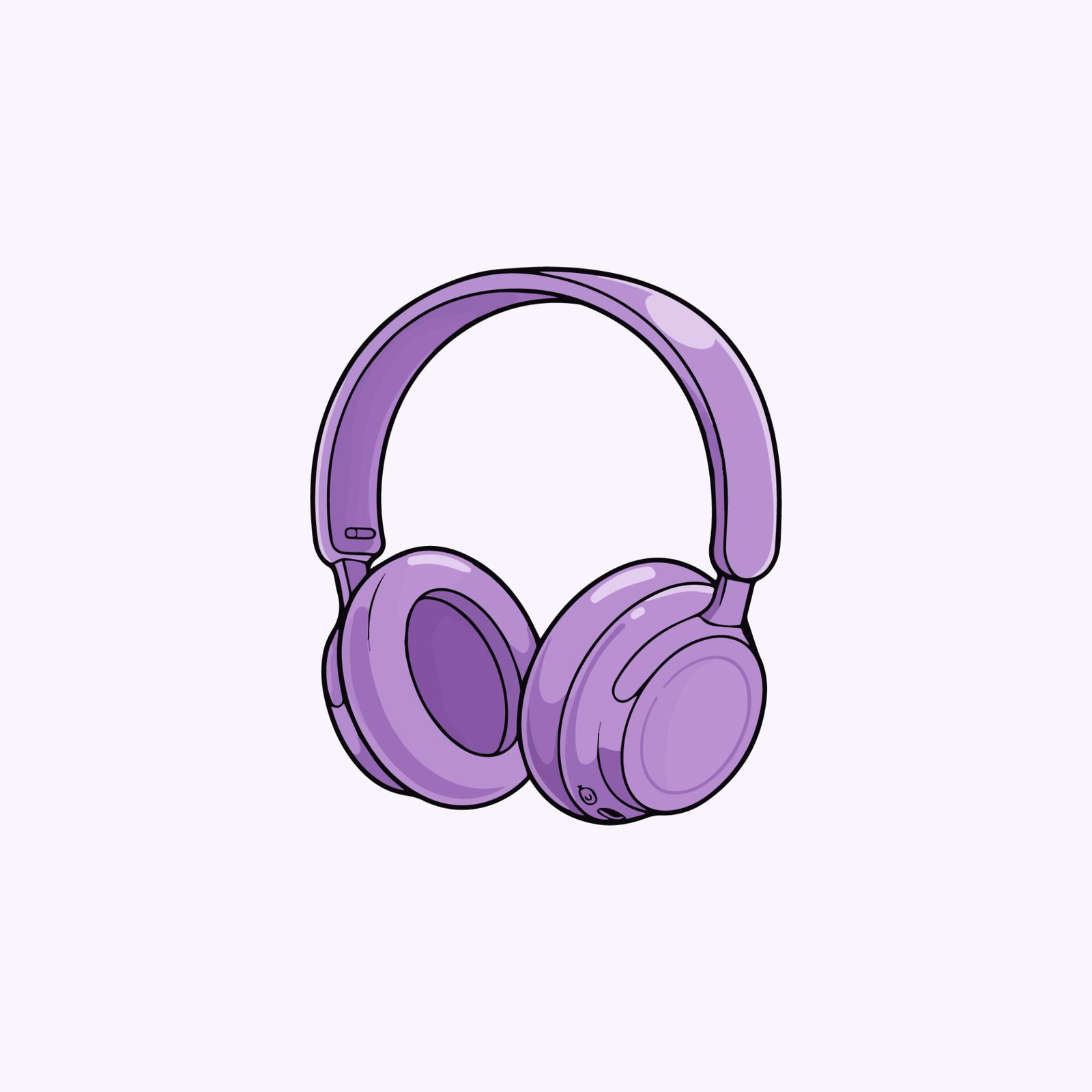 cartoon-purple-headphones-clipart-icon