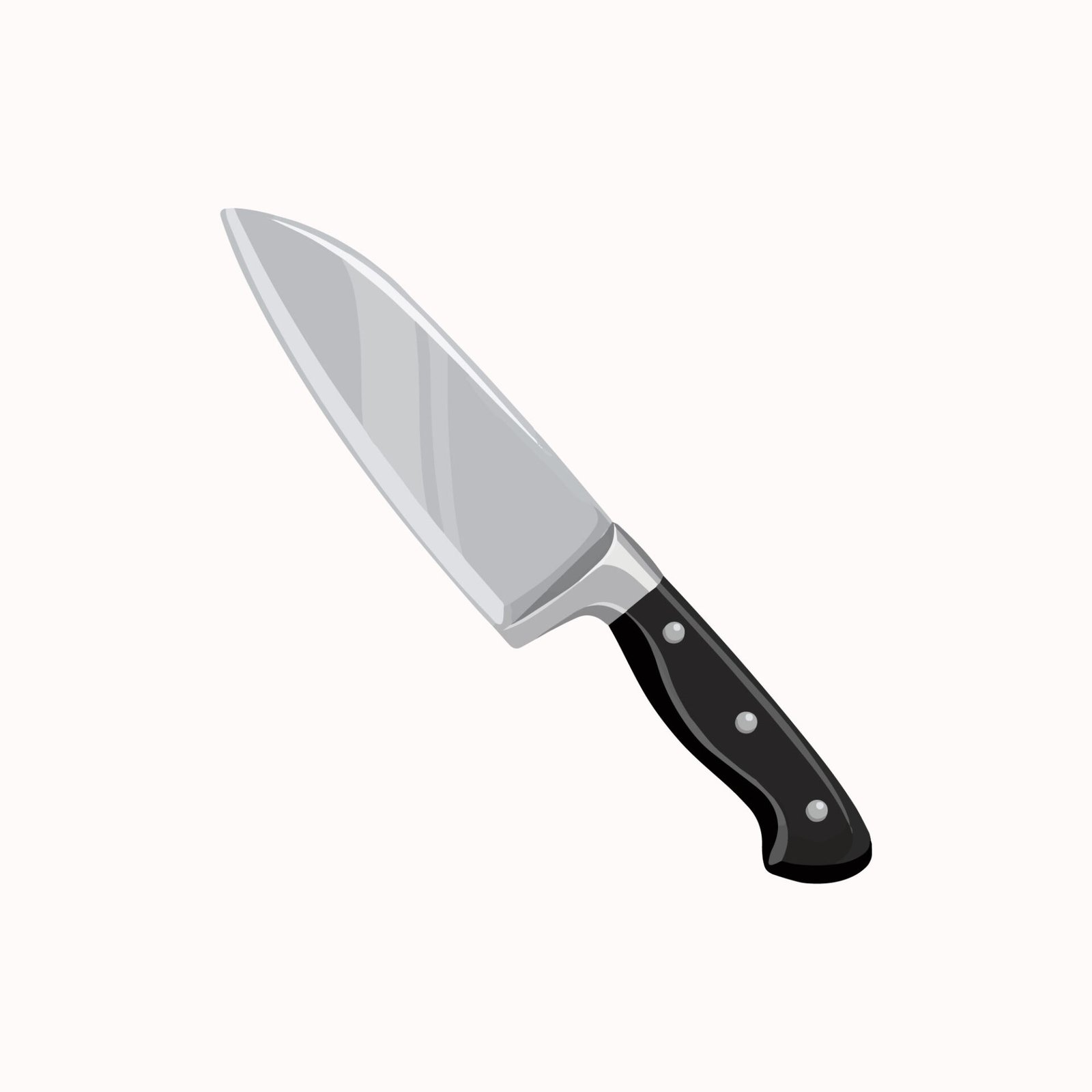 sleek-kitchen-chef-knife-vector-illustration