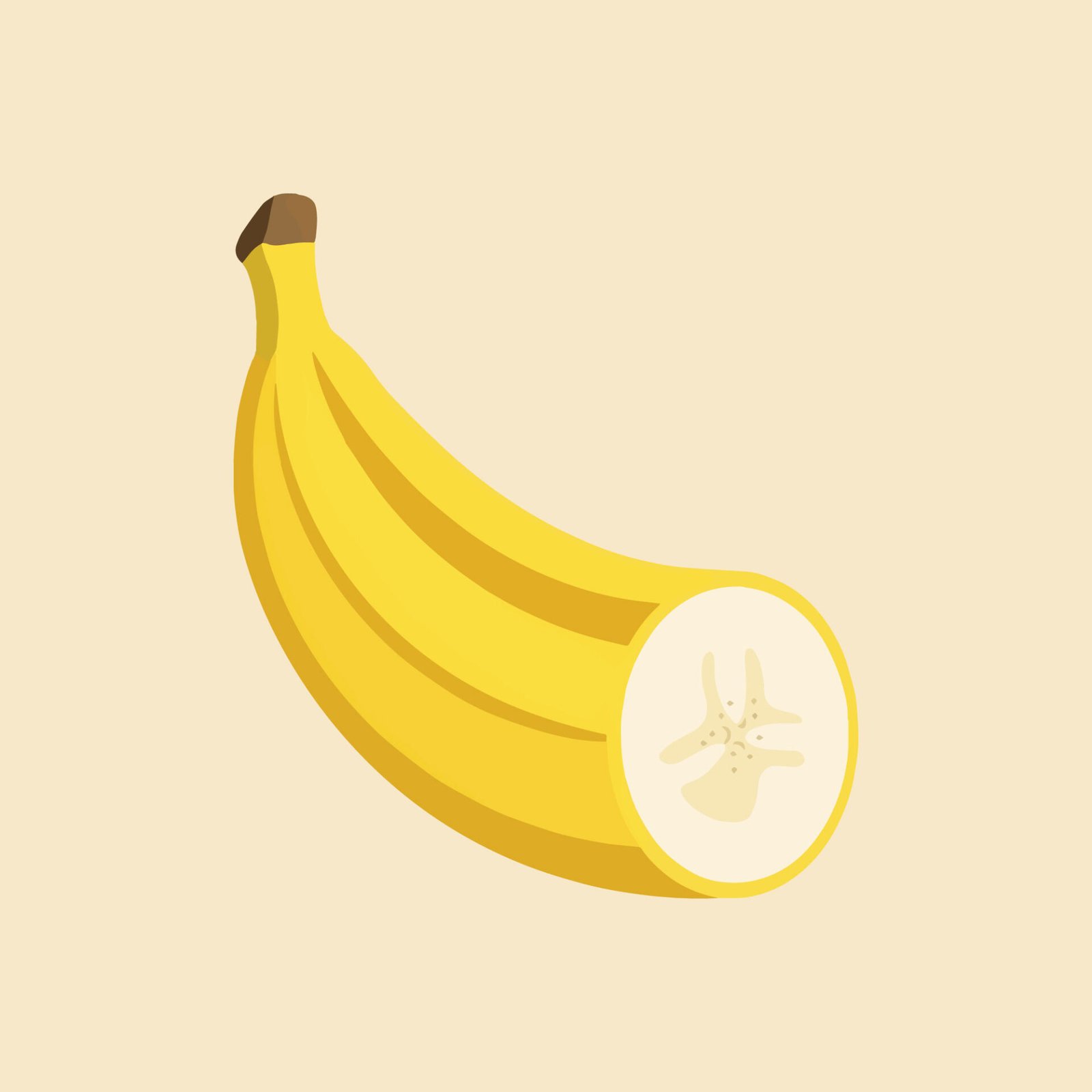 sliced-fresh-yellow-banana-vector-icon