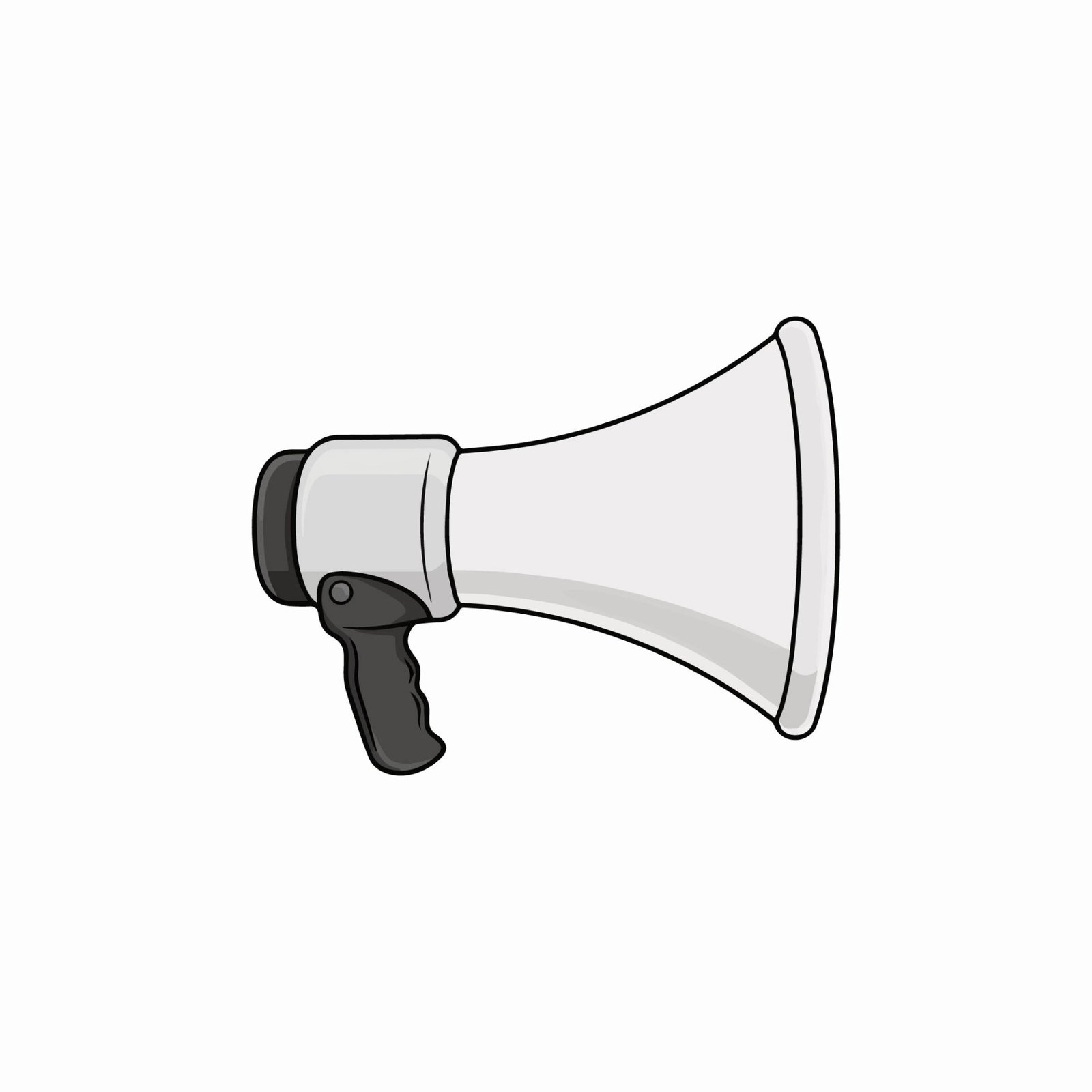 white-megaphone-loudspeaker-vector-illustration