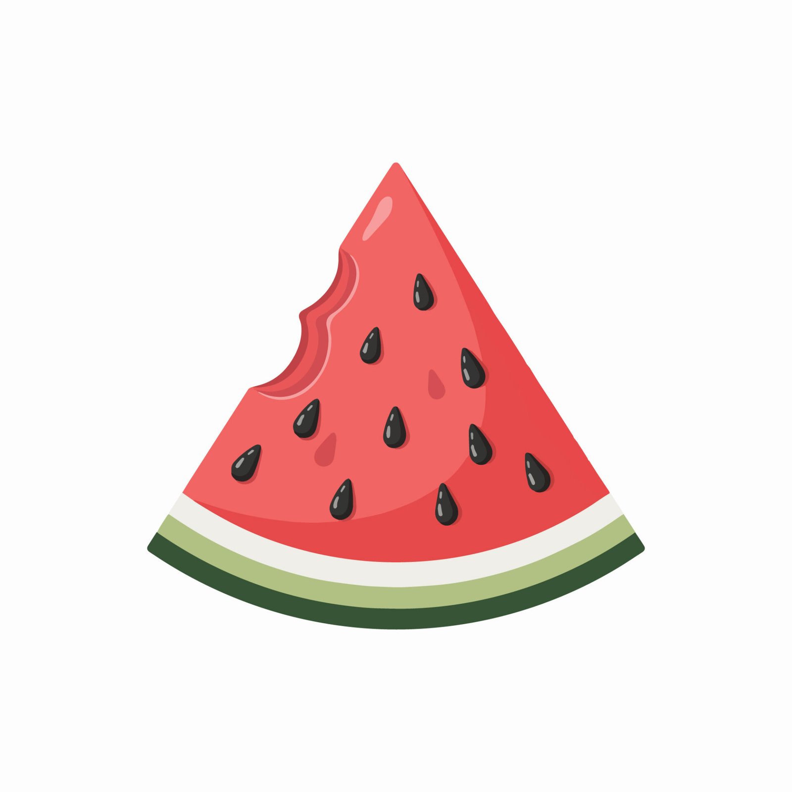 triangular-bitten-watermelon-wedge-flat-vector-illustration