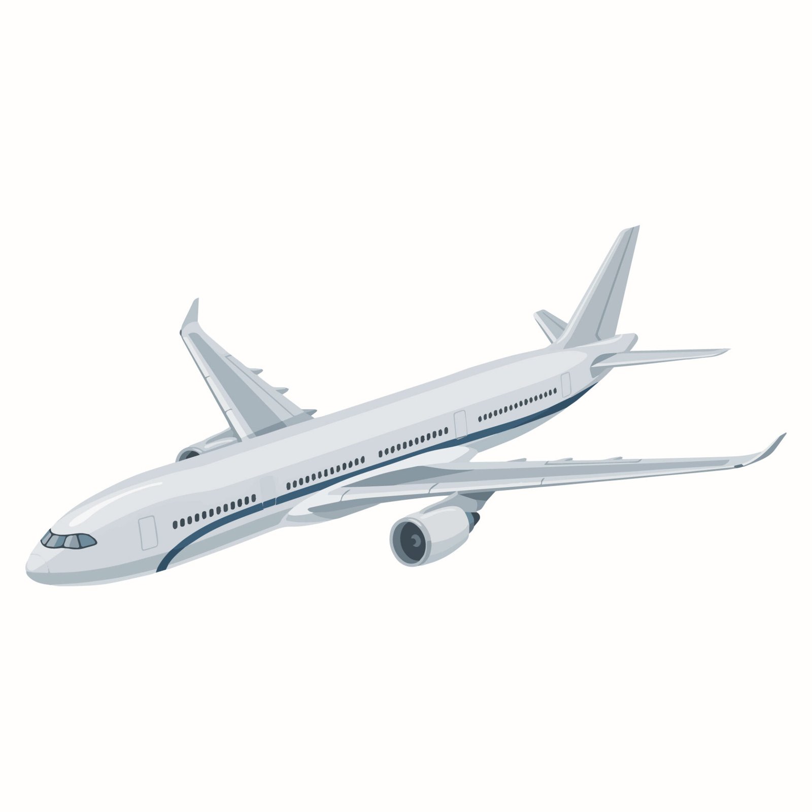 perspective-view-of-commercial-airplane-vector-illustration