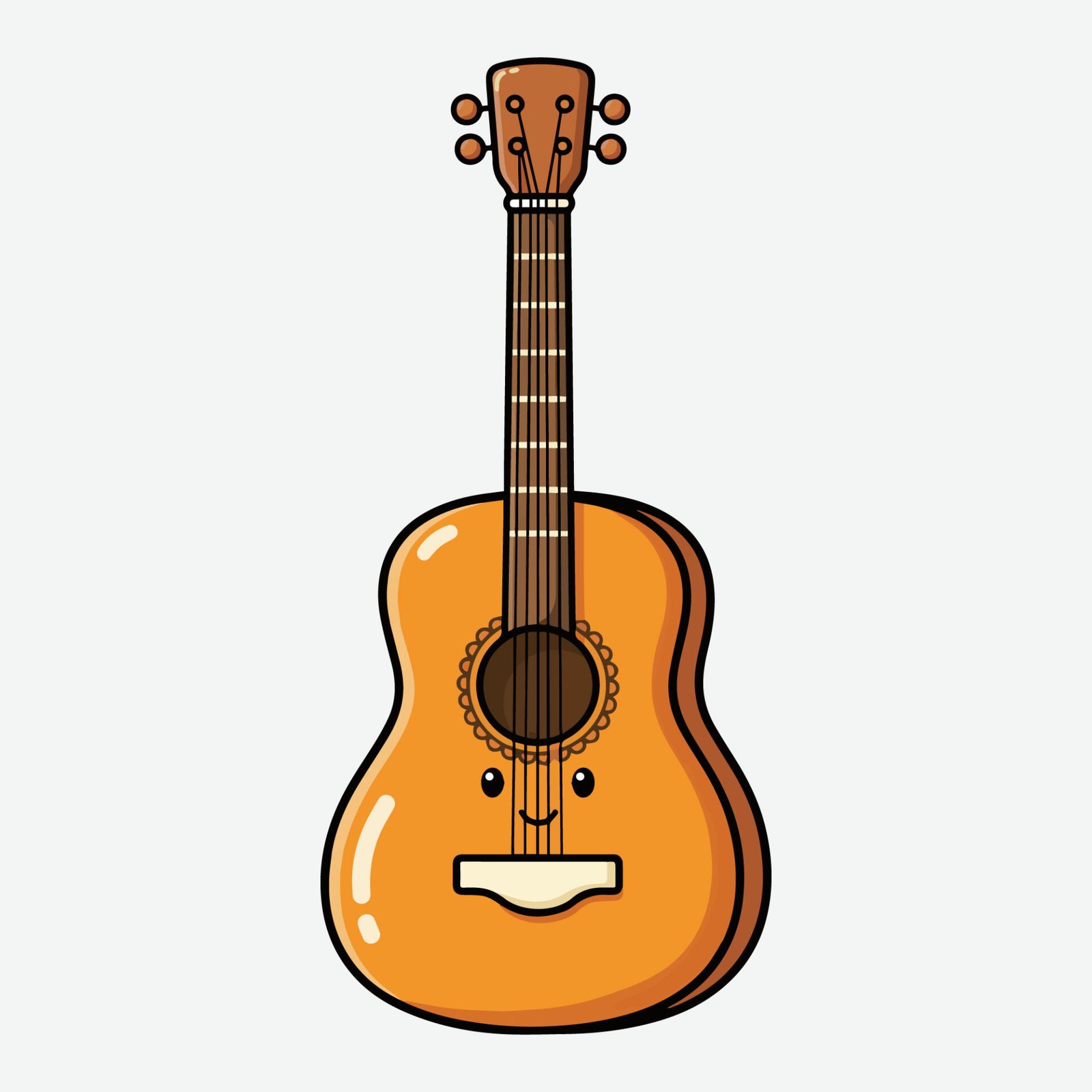 cute-kawaii-acoustic-guitar-character-vector-illustration