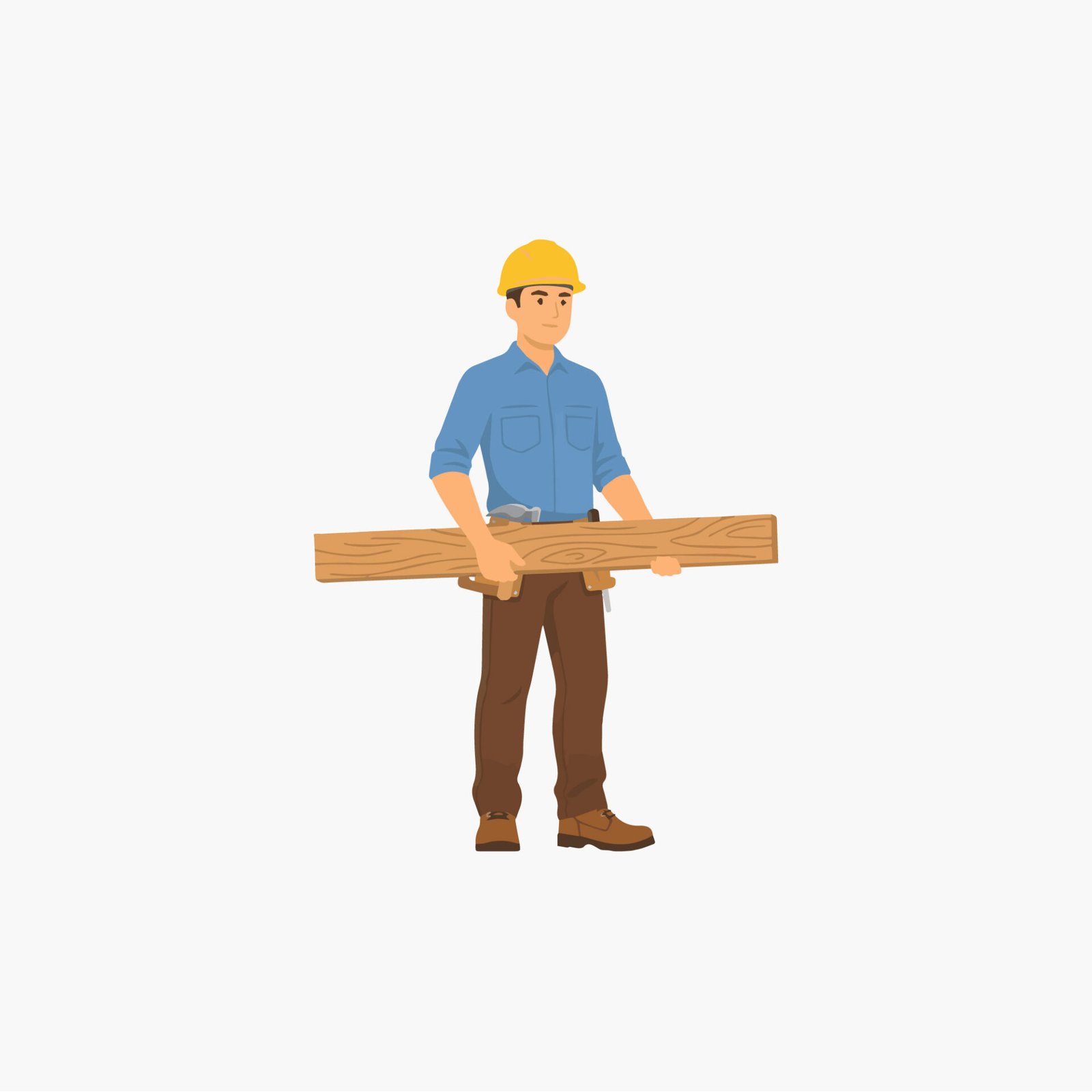 carpenter-holding-wooden-board-vector-illustration
